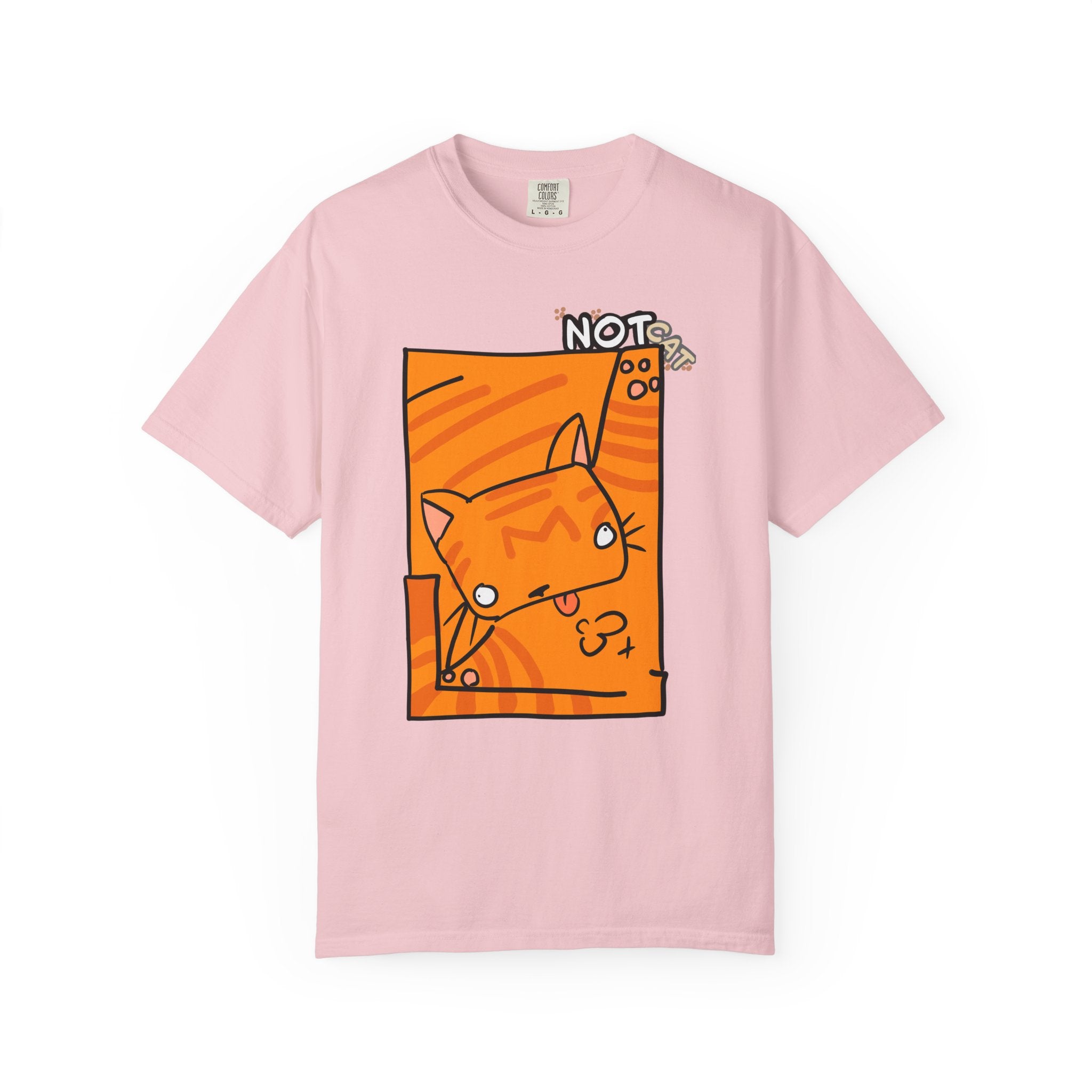 Orange Cat T-Shirt | Cute Cartoon "Not Cat" Unisex T-shirt