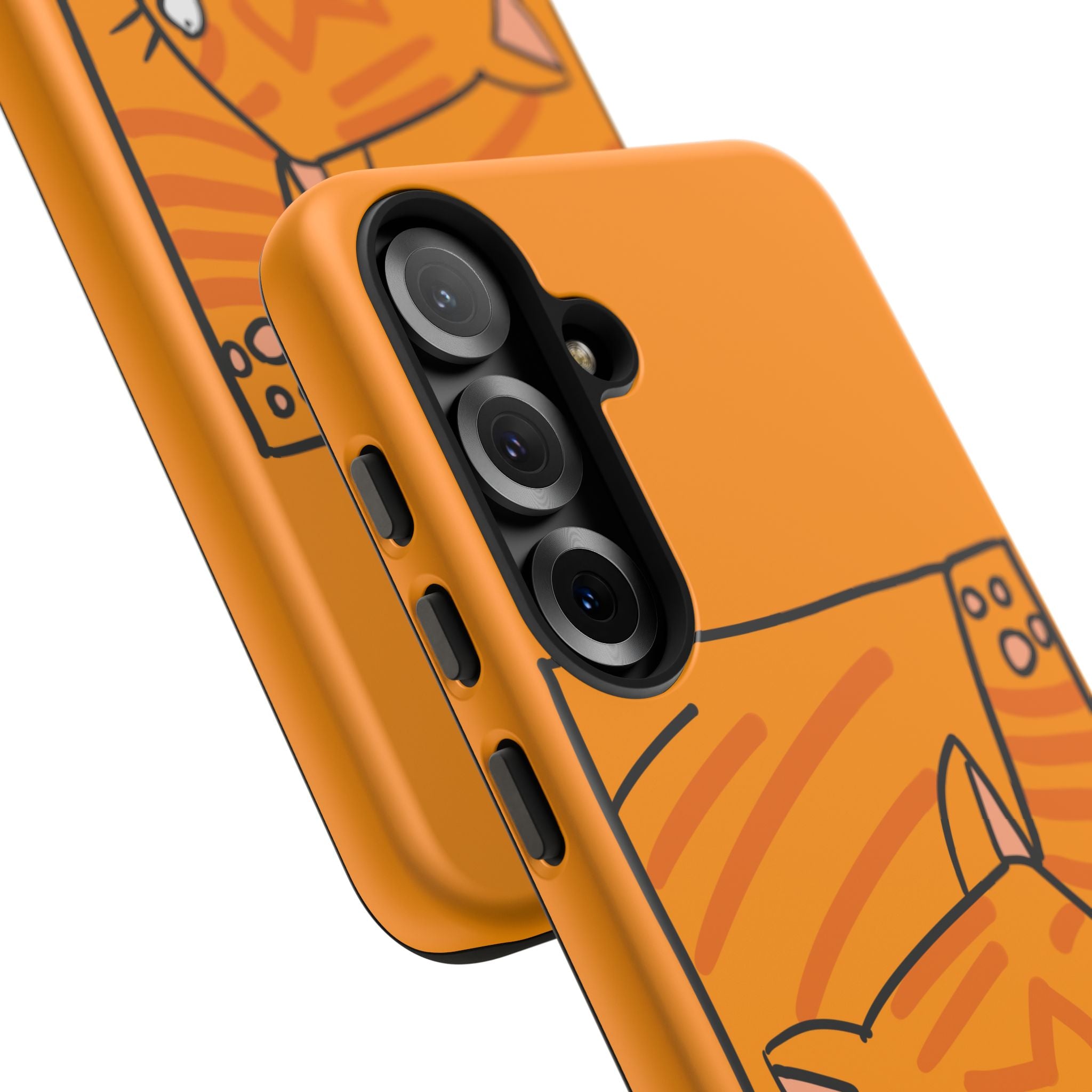 Cute Orange Cat Phone Case - Tough Cases Protective iPhone Cover