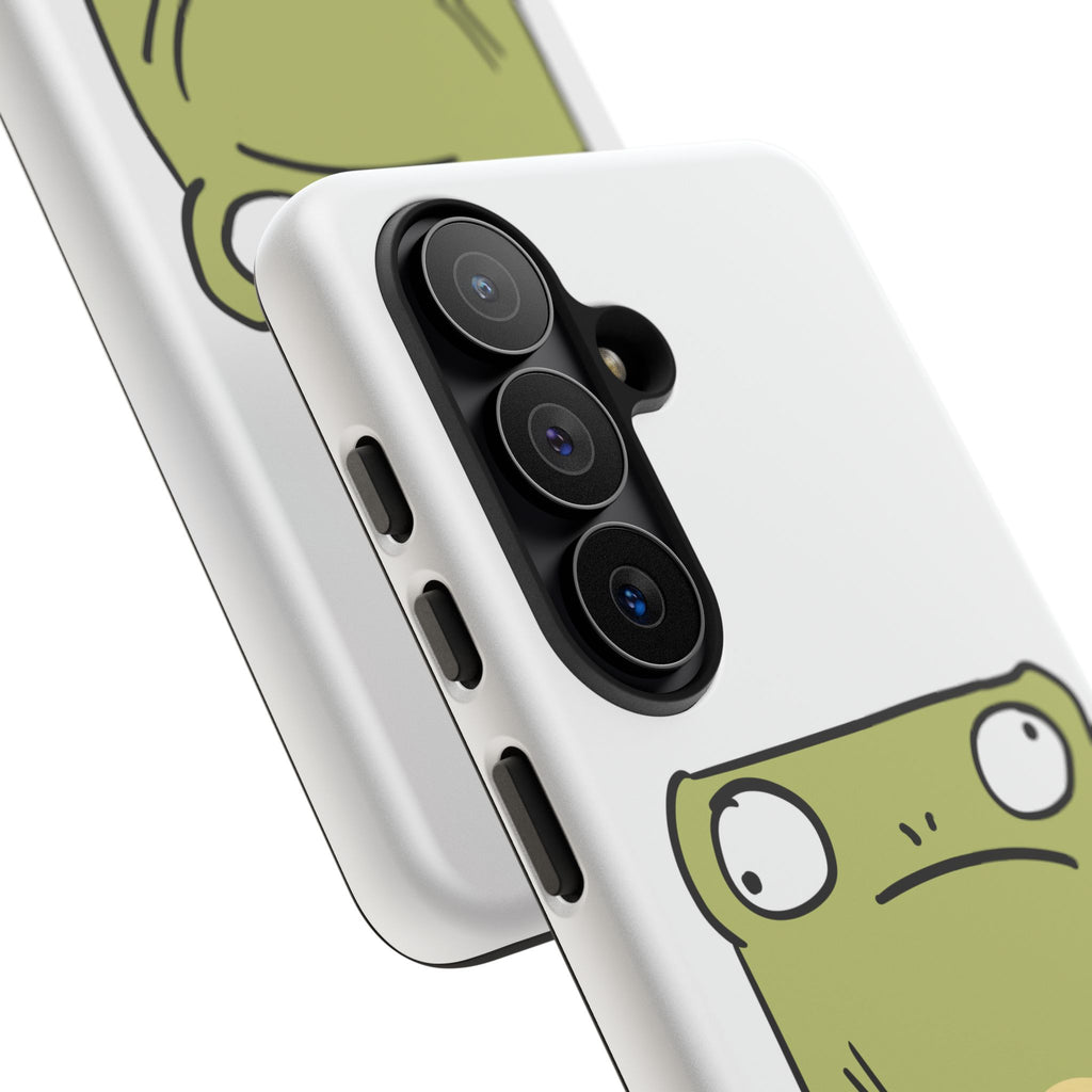 Funny Frog Tough Phone Case — Cute Stubborn Frog Protective iPhone Case