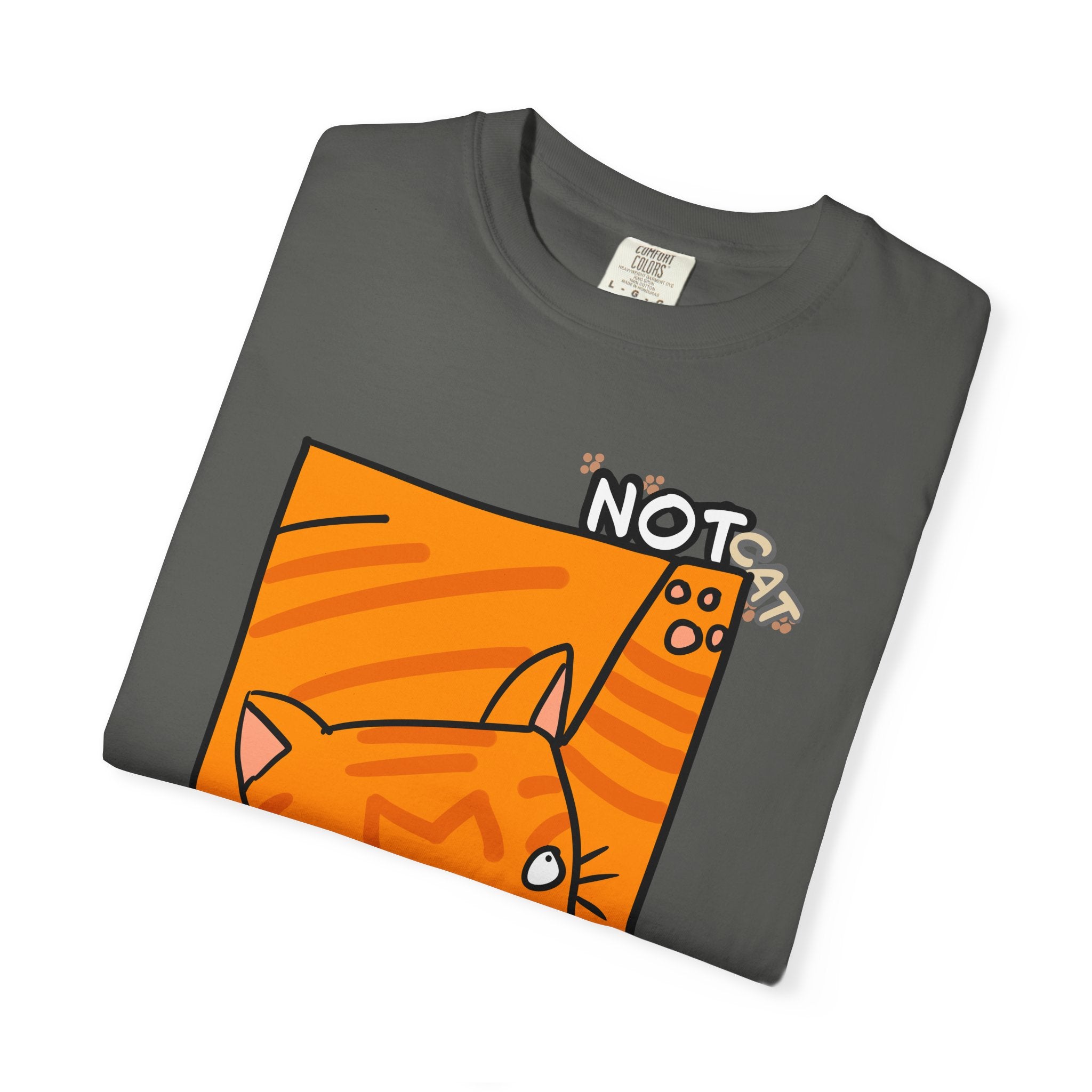 Orange Cat T-Shirt | Cute Cartoon "Not Cat" Unisex T-shirt