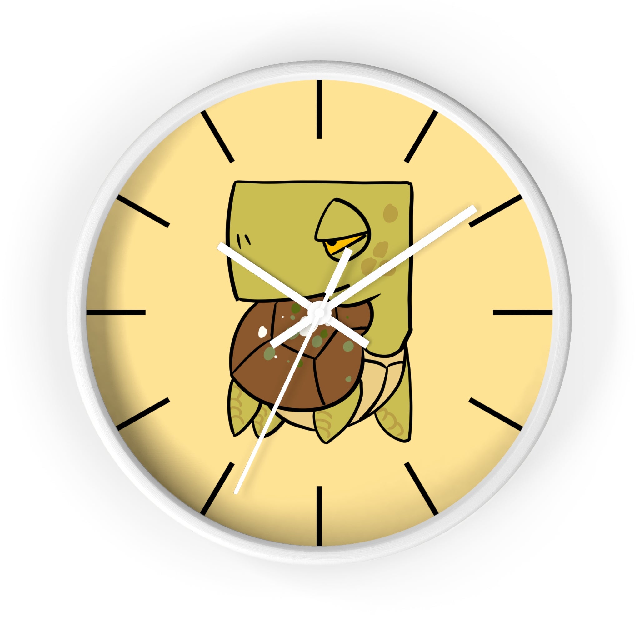 Turtle Wall Clock — Cute Cartoon Sea Turtle Clock for Kids’ Room & Beach Decor