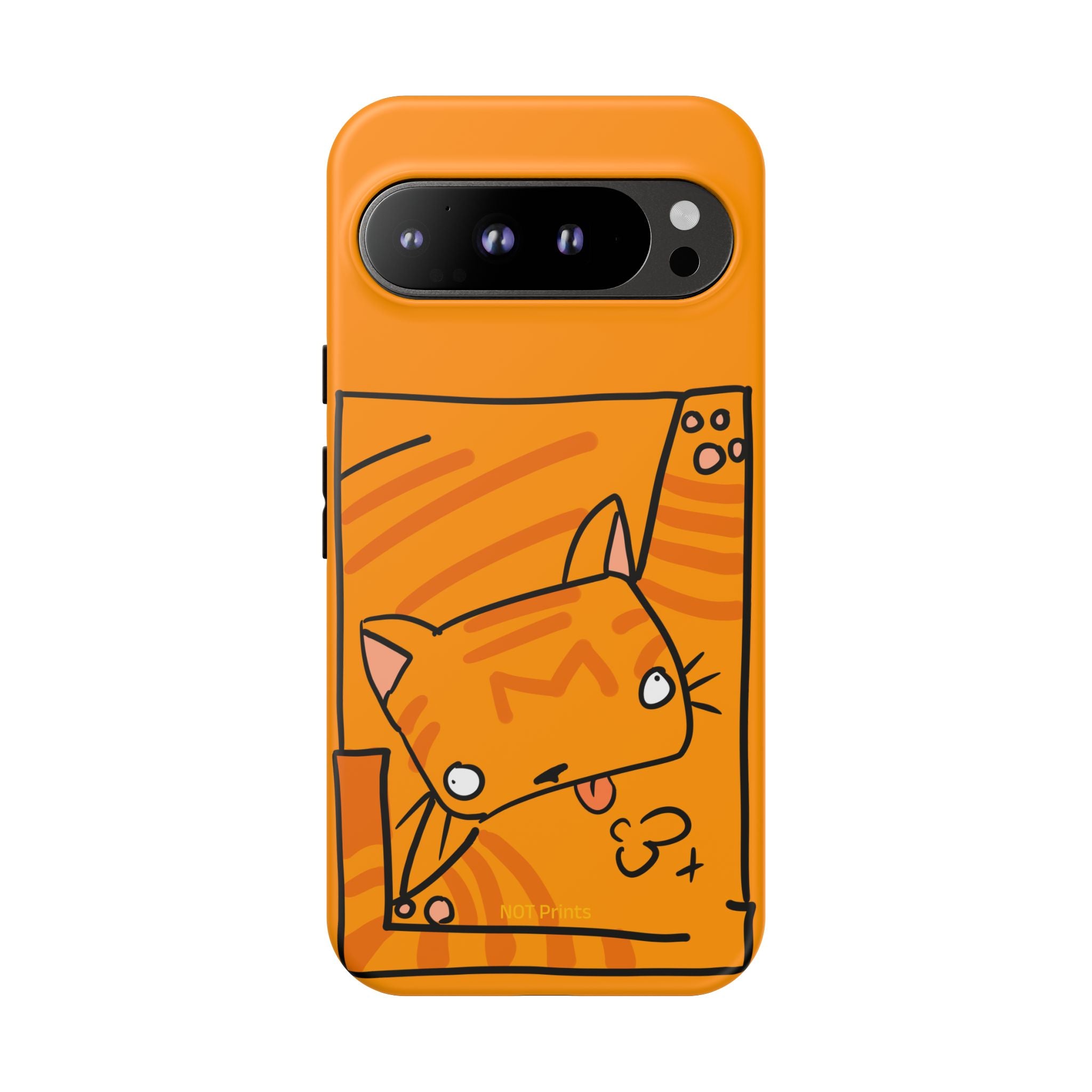 Cute Orange Cat Phone Case - Tough Cases Protective iPhone Cover