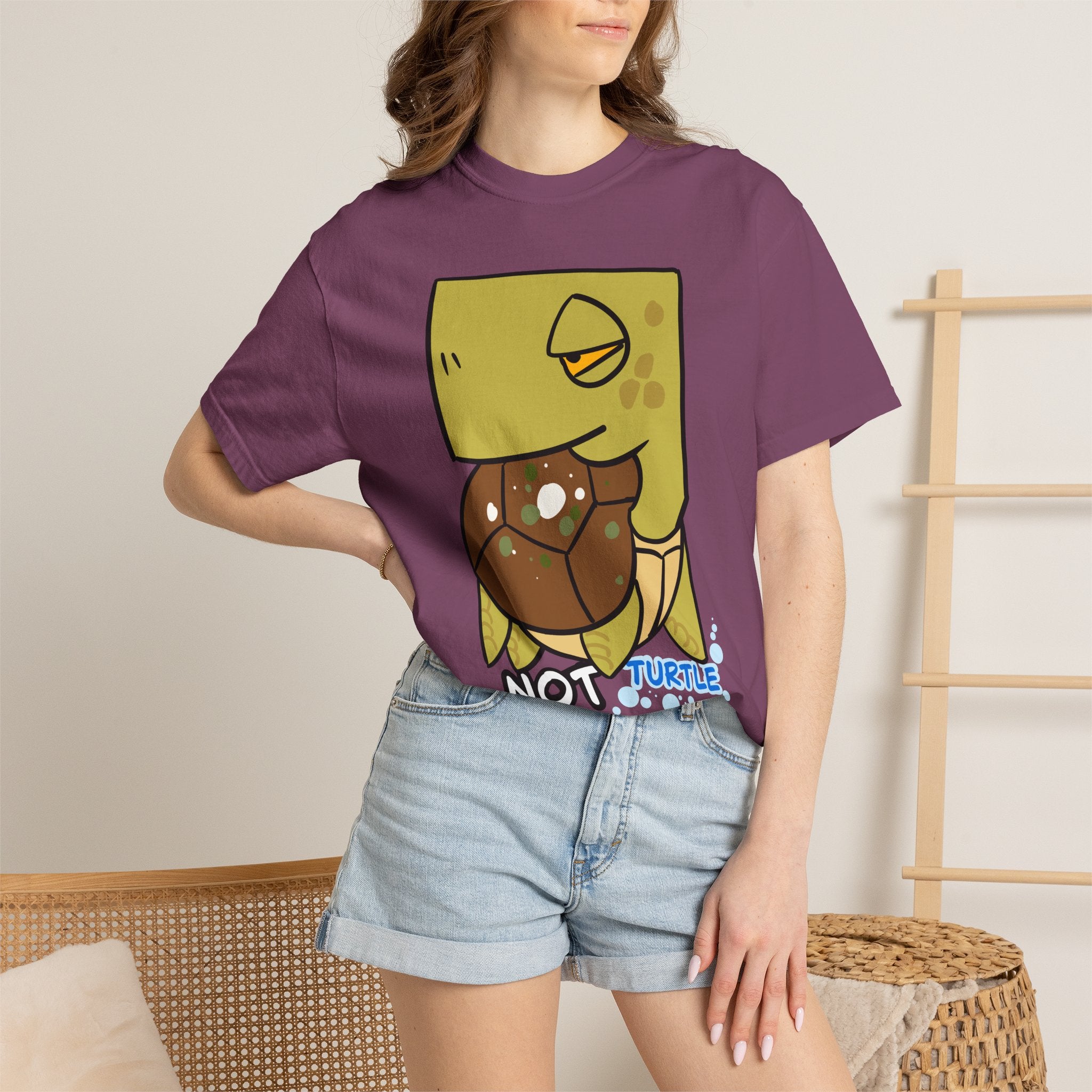 Turtle T-Shirt — Cute Cartoon "Not Turtle" Unisex T-shirt