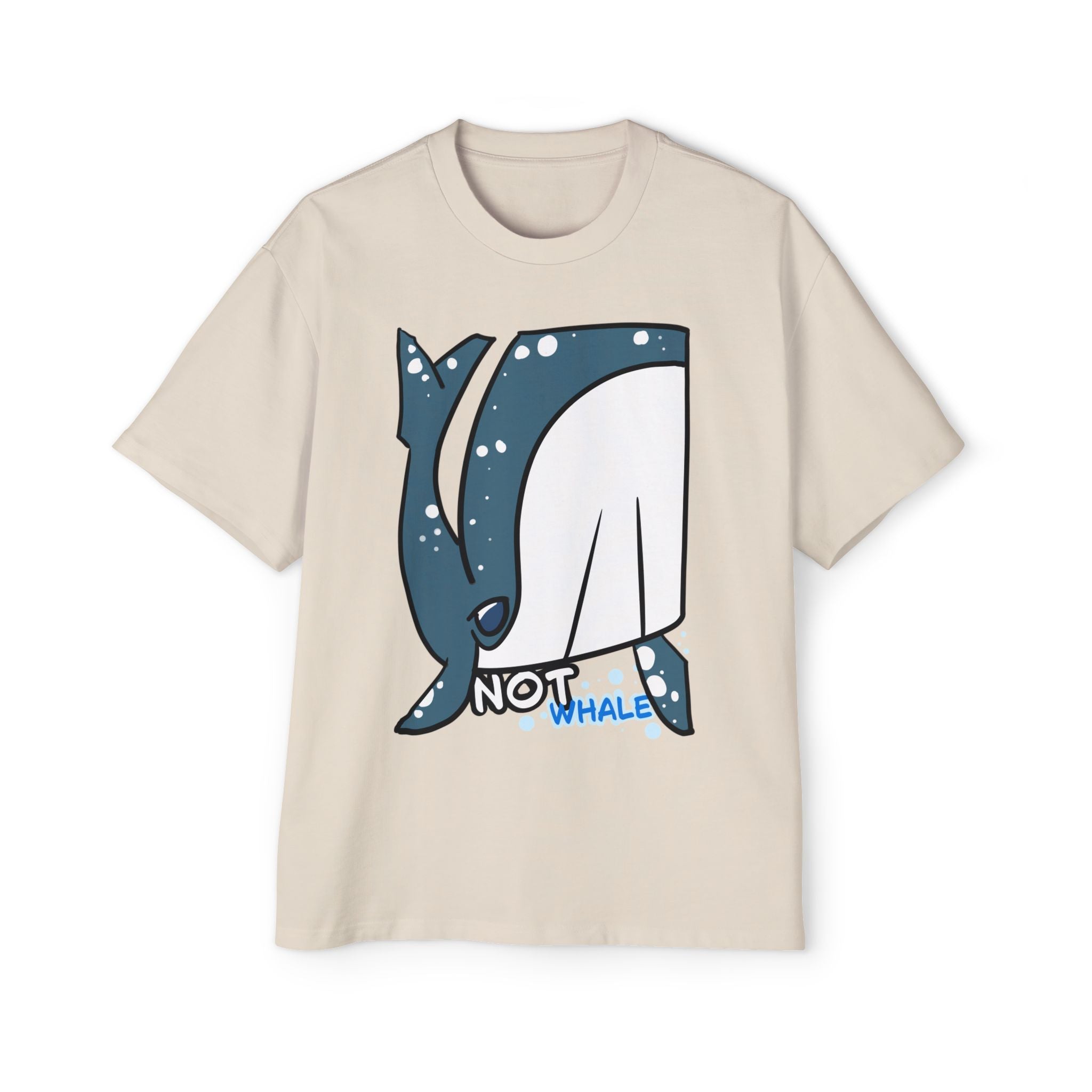 Whale Graphic Tee — Cute "Not Whale" Illustration T-Shirt for Ocean Lovers
