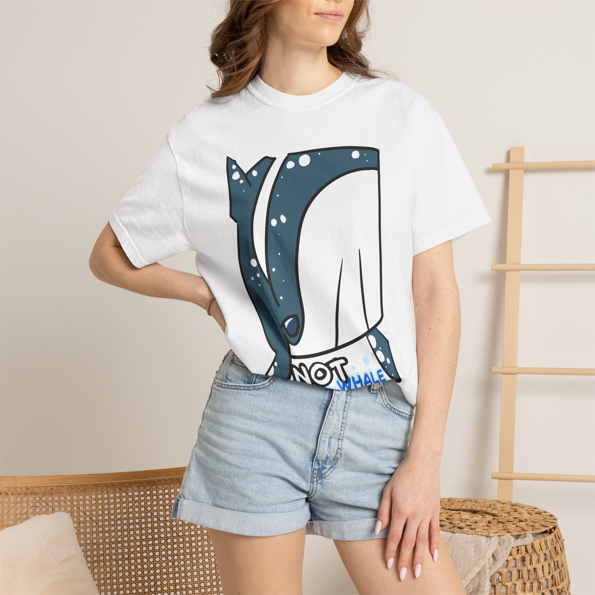 Whale T-Shirt — Cute Cartoon "Not Whale" Unisex T-shirt