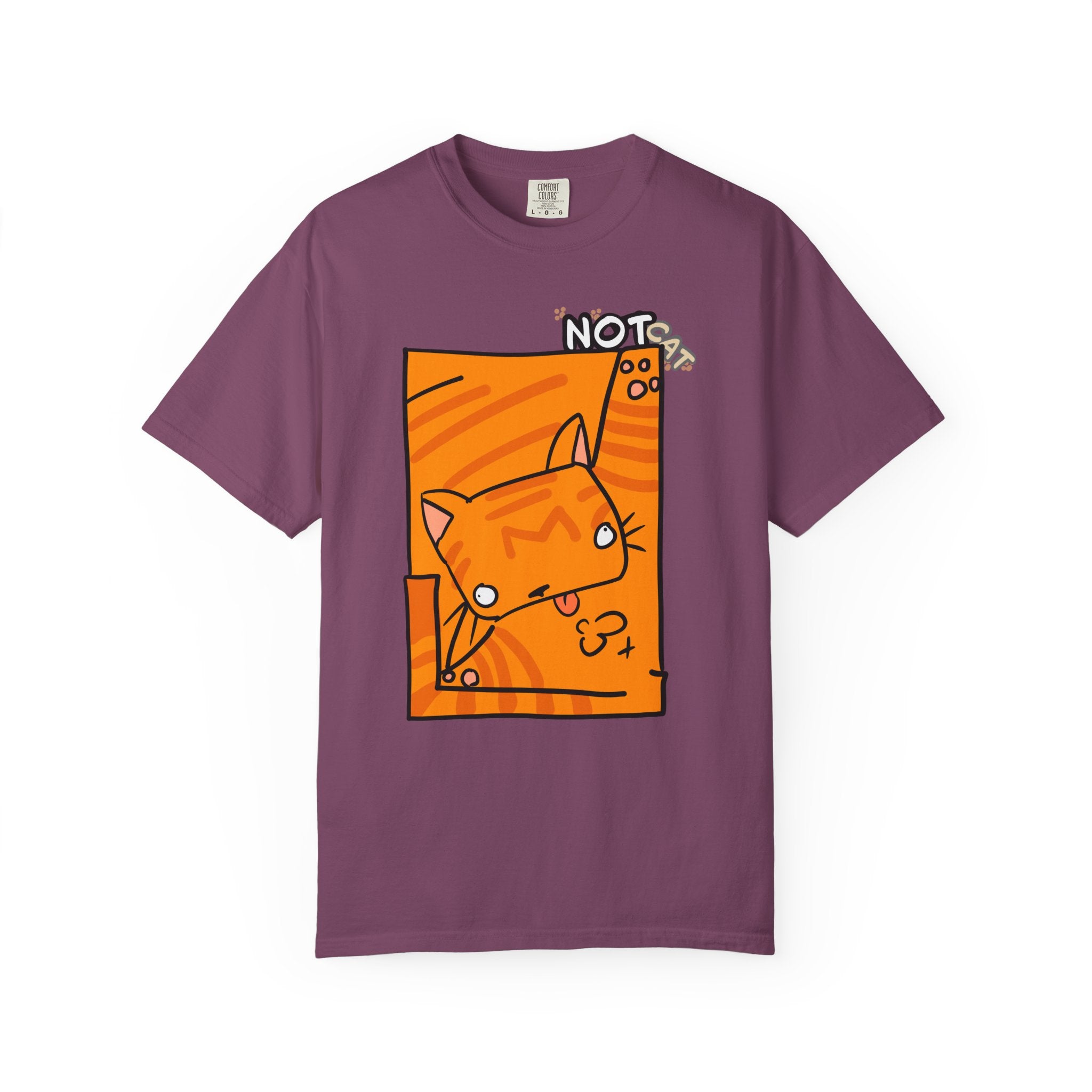 Orange Cat T-Shirt | Cute Cartoon "Not Cat" Unisex T-shirt