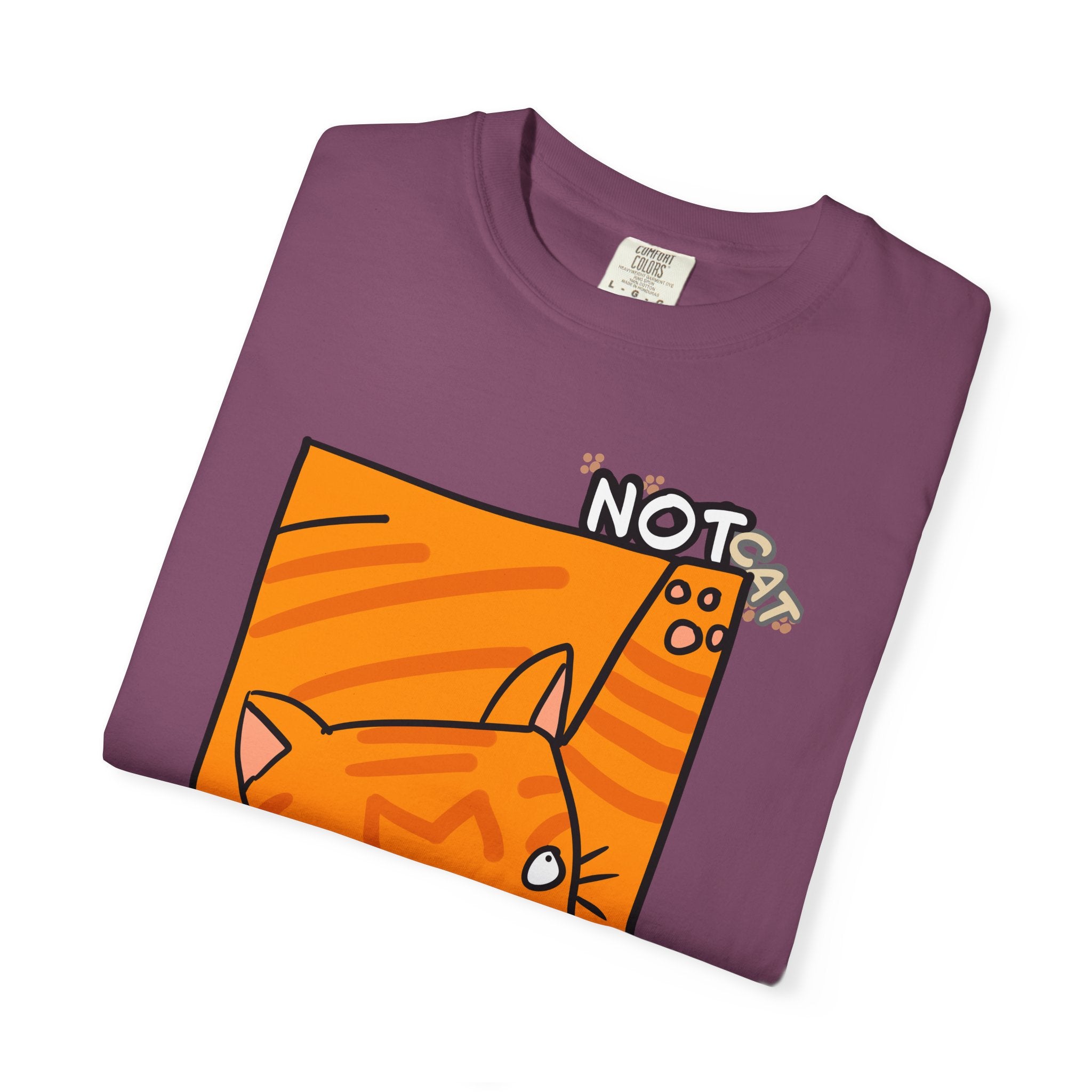 Orange Cat T-Shirt | Cute Cartoon "Not Cat" Unisex T-shirt