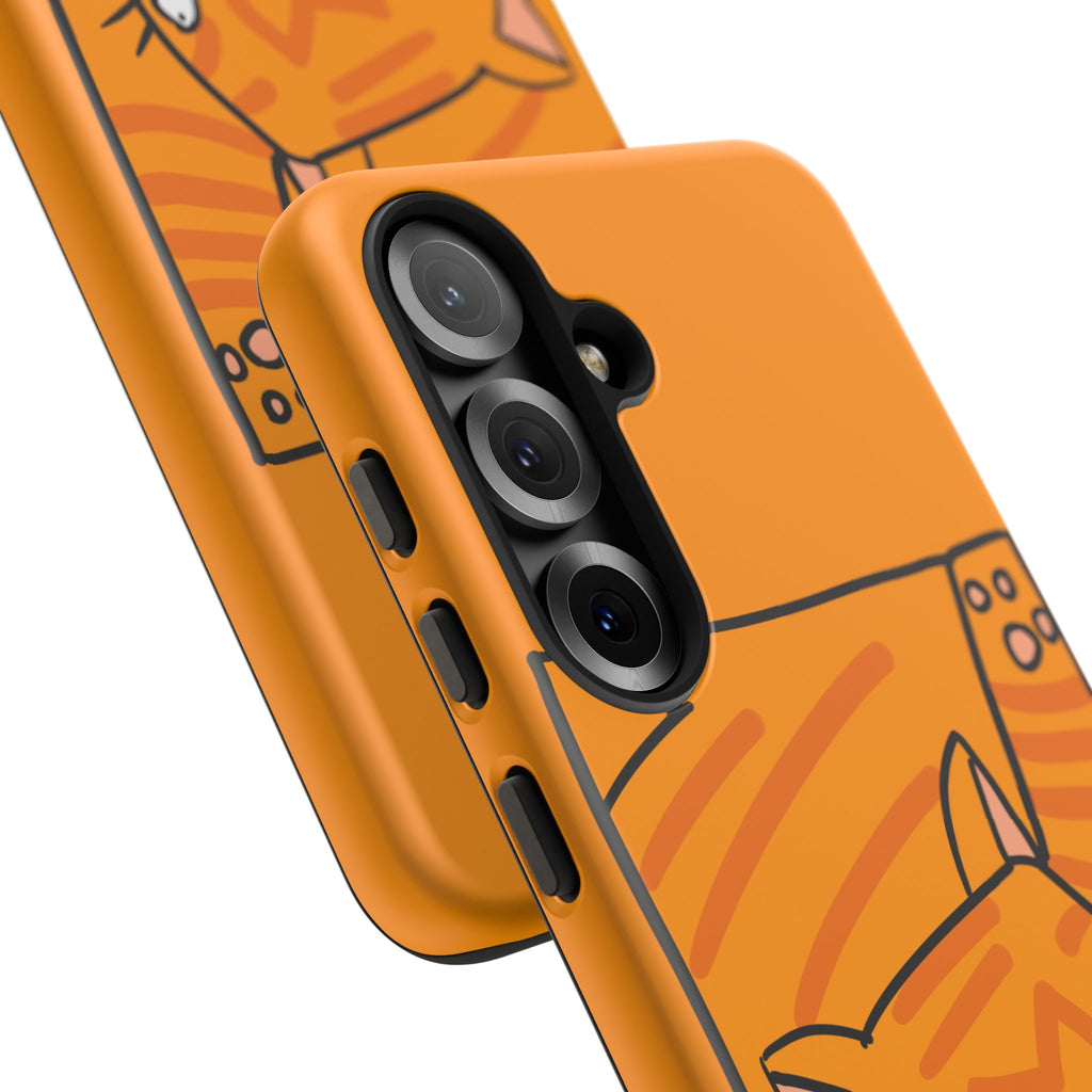 Cute Orange Cat Phone Case - Tough Cases Protective iPhone Cover