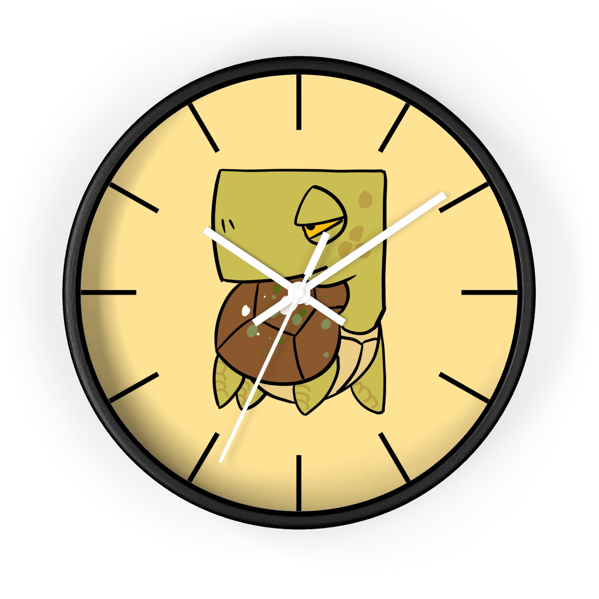 Turtle Wall Clock — Cute Cartoon Sea Turtle Clock for Kids’ Room & Beach Decor