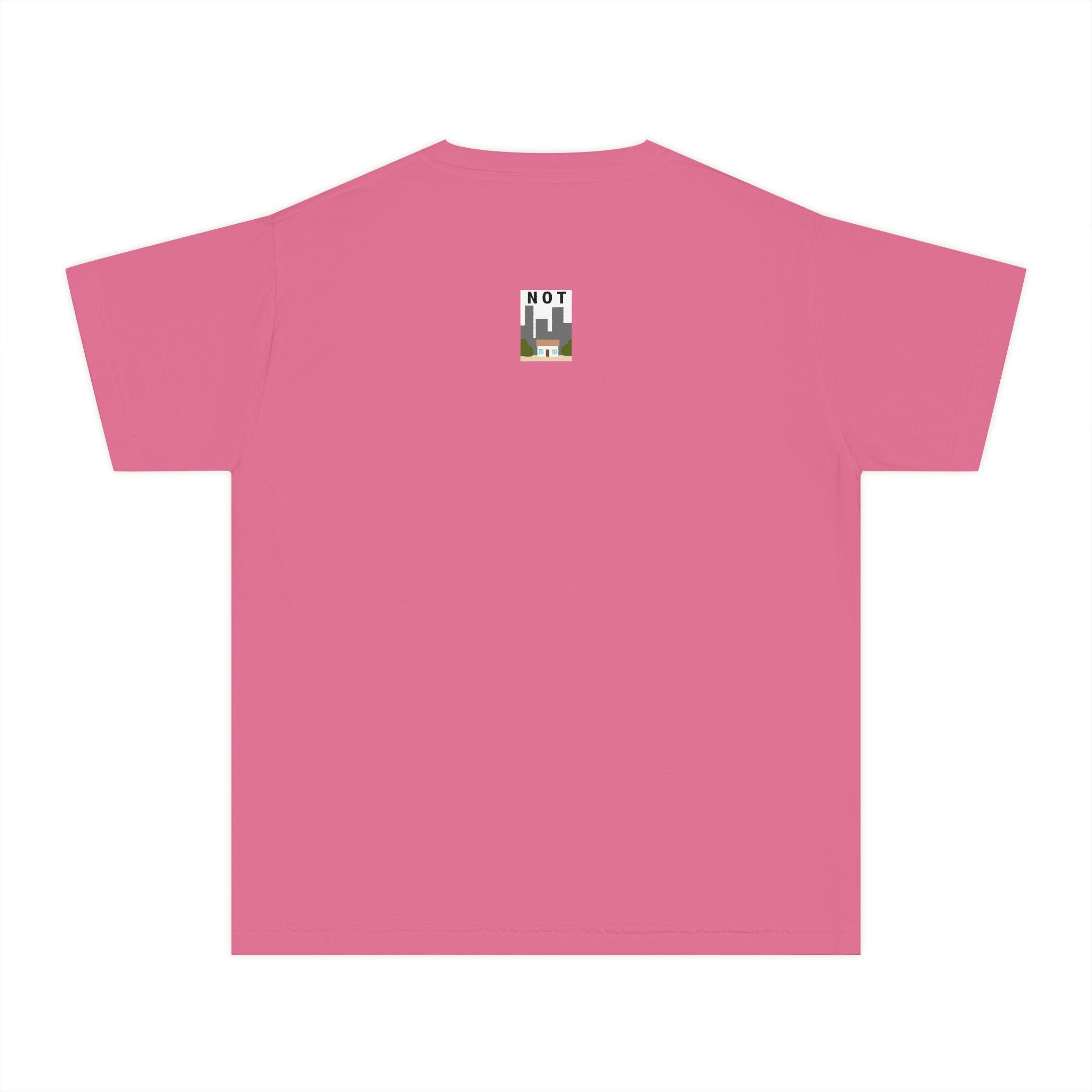 Orange Cat Youth Tee – Cute Cartoon Cat Graphic Shirt for Kids | Funny Not Cat Animal Cotton T-Shirt