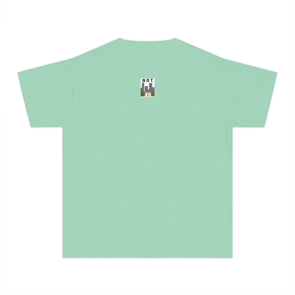 Orange Cat Youth Tee – Cute Cartoon Cat Graphic Shirt for Kids | Funny Not Cat Animal Cotton T-Shirt