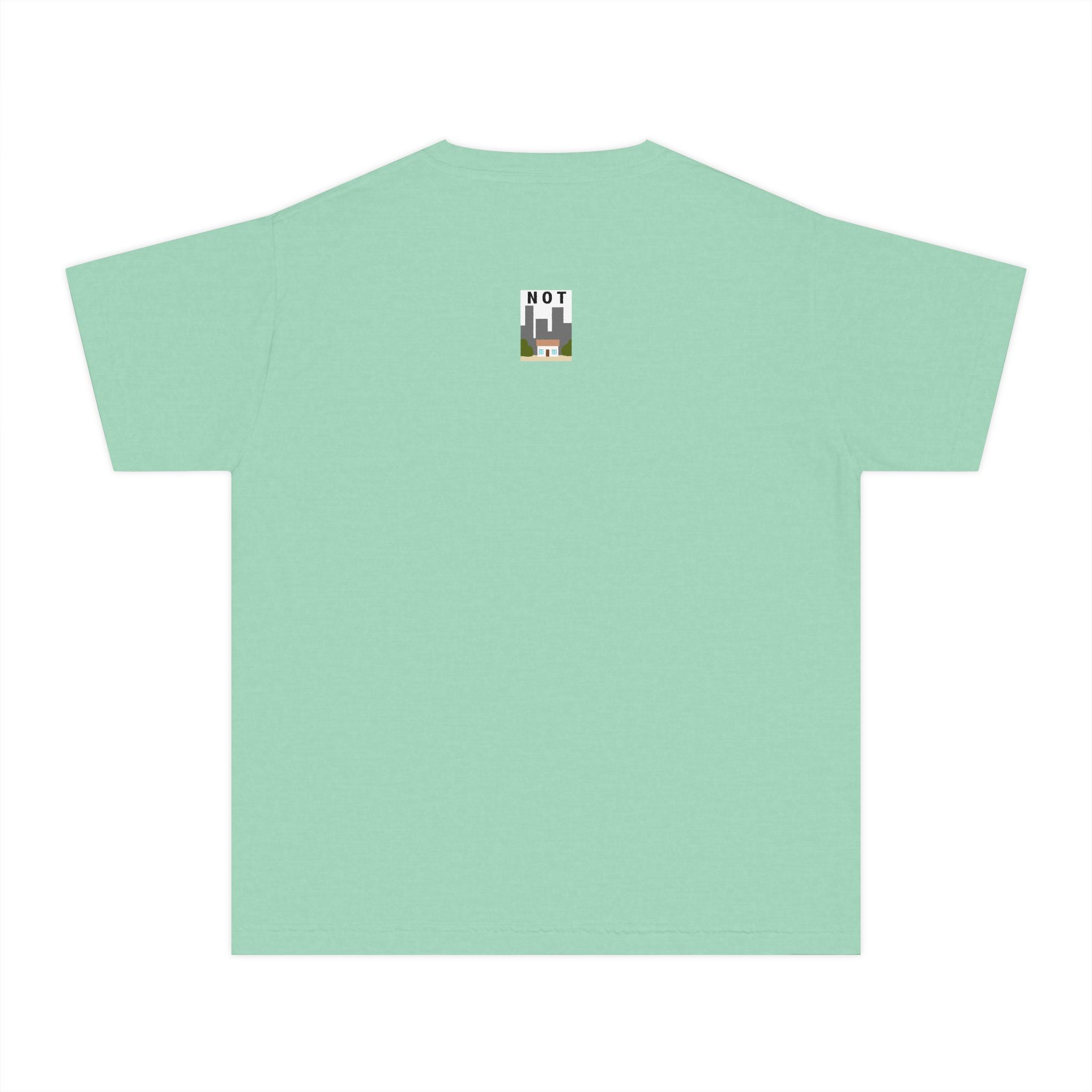 Orange Cat Youth Tee – Cute Cartoon Cat Graphic Shirt for Kids | Funny Not Cat Animal Cotton T-Shirt