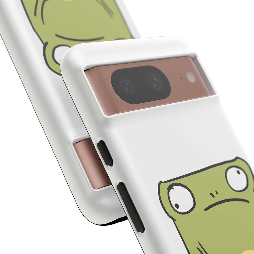 Funny Frog Tough Phone Case — Cute Stubborn Frog Protective iPhone Case