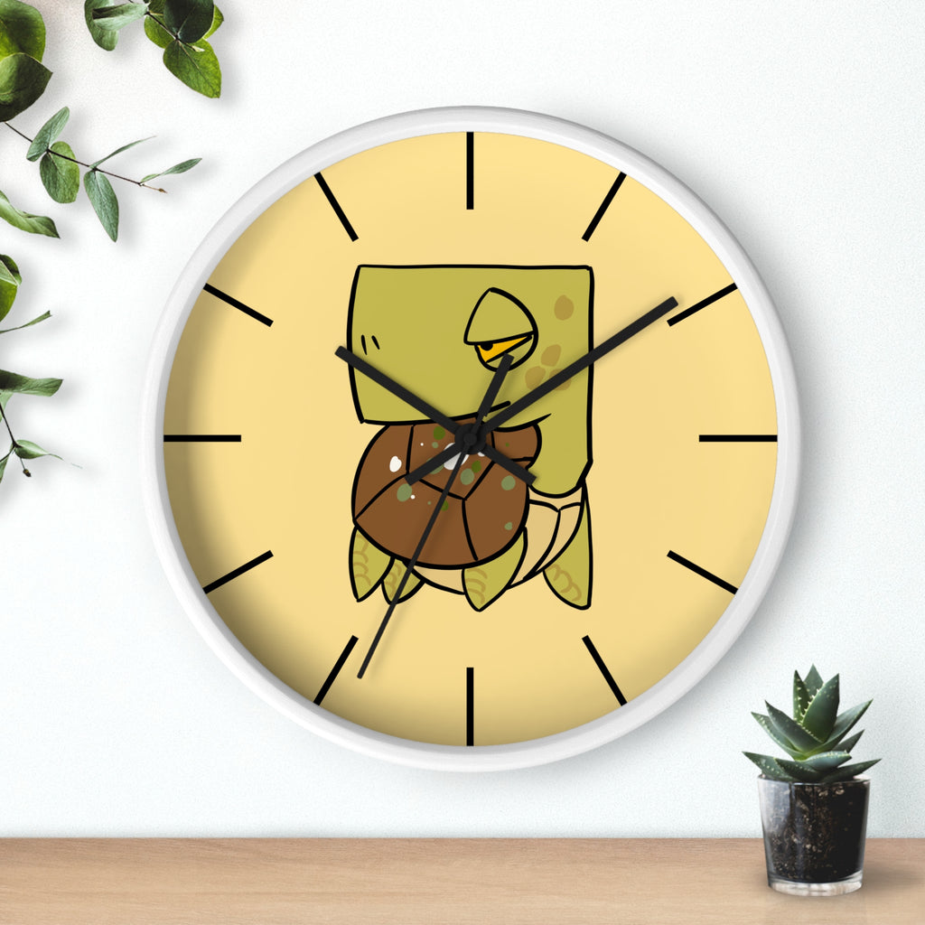Turtle Wall Clock — Cute Cartoon Sea Turtle Clock for Kids’ Room & Beach Decor