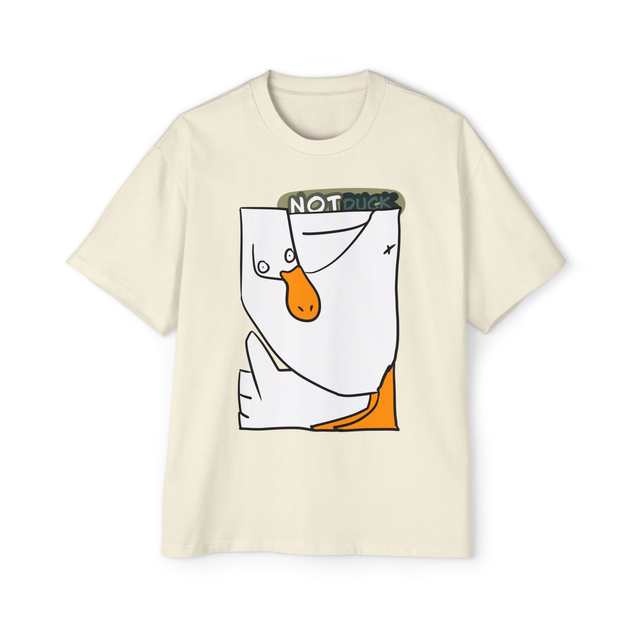 Duck T-shirt — Not Duck Tee | Cute Cartoon Duck