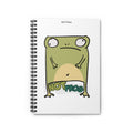 Not Frog Spiral Notebook — Cute Quirky Cartoon Journal for Notes & Gifts