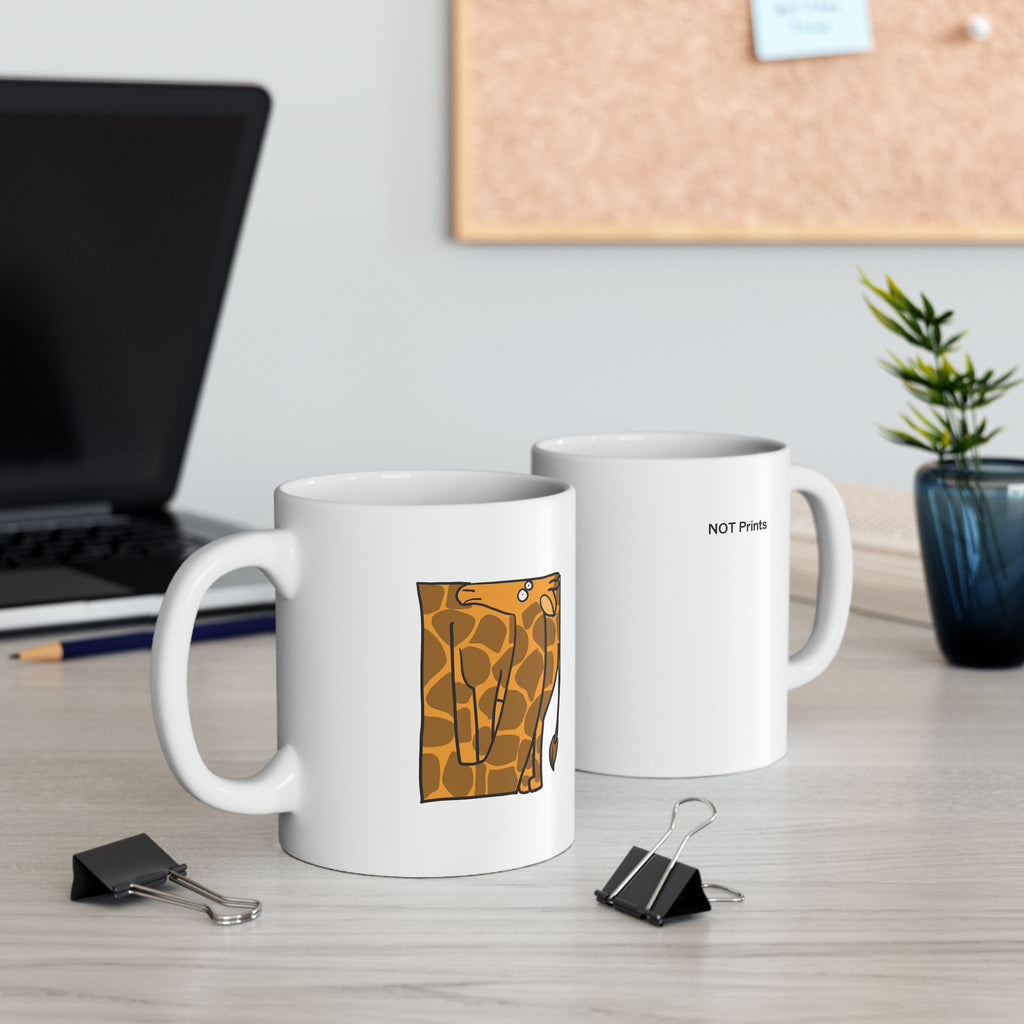 Giraffe Coffee Mug - Cute Giraffe Ceramic Mug (11oz)