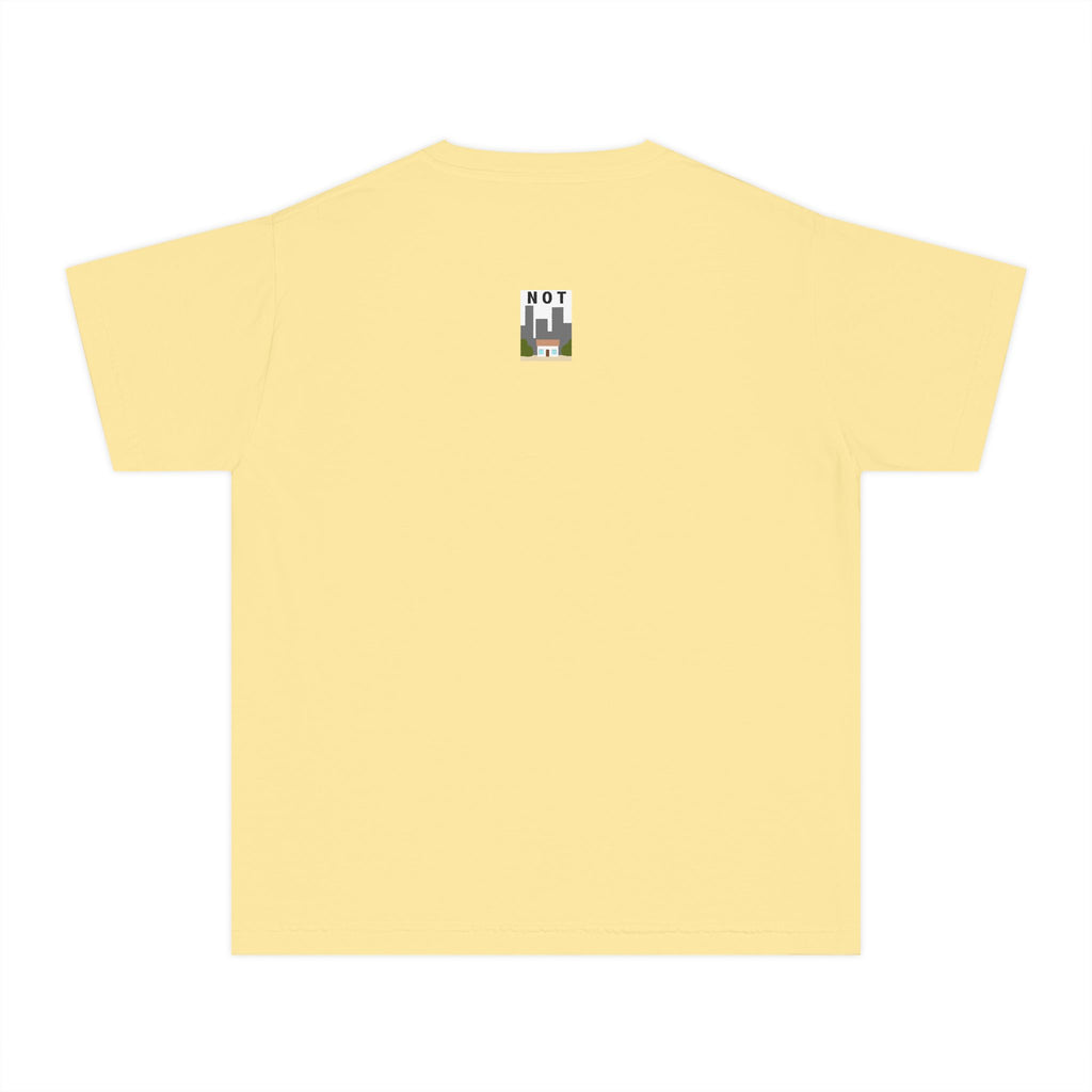 Orange Cat Youth Tee – Cute Cartoon Cat Graphic Shirt for Kids | Funny Not Cat Animal Cotton T-Shirt