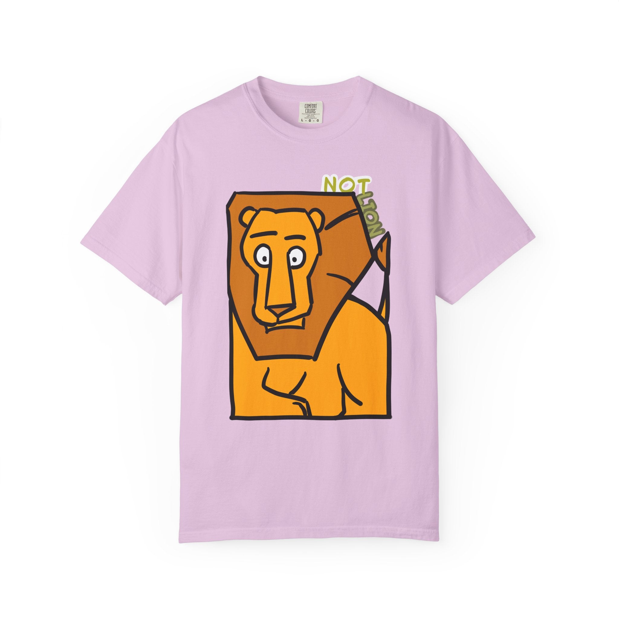 Lion Graphic Tee — "Not Lion" | Unisex T-Shirt