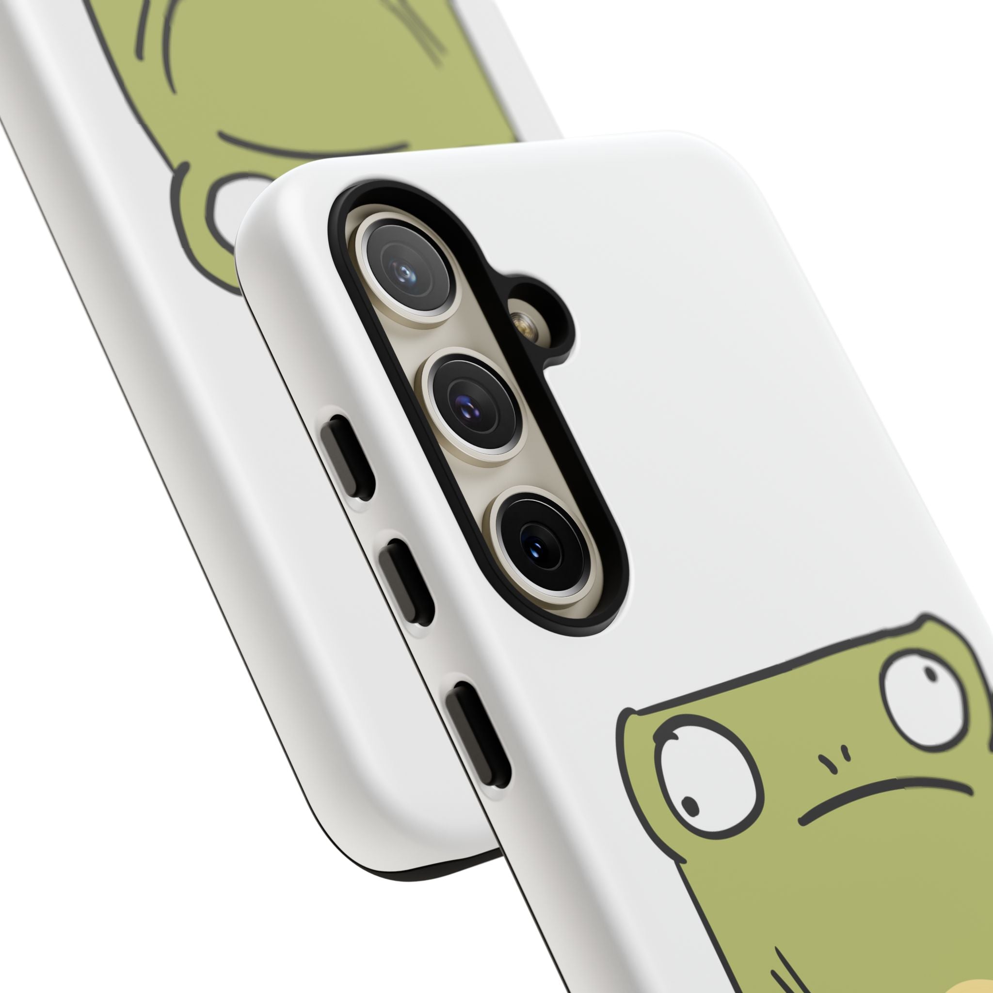Funny Frog Tough Phone Case — Cute Stubborn Frog Protective iPhone Case