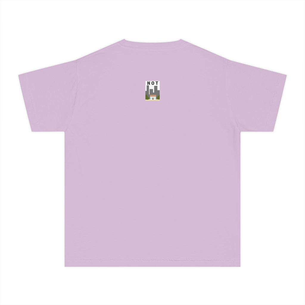 Orange Cat Youth Tee – Cute Cartoon Cat Graphic Shirt for Kids | Funny Not Cat Animal Cotton T-Shirt
