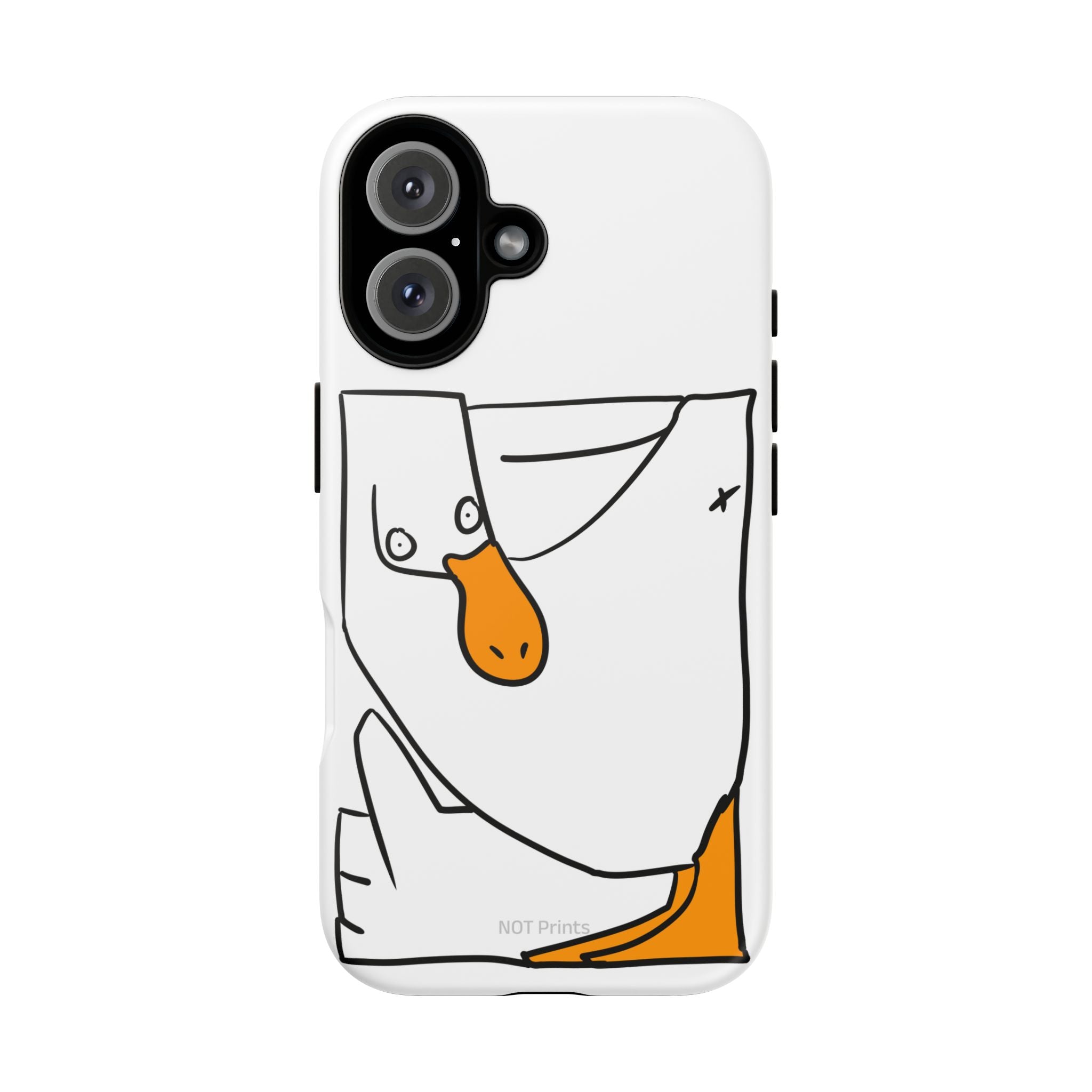 Duck Phone Case – Cute Cartoon Duck Tough Phone Cover