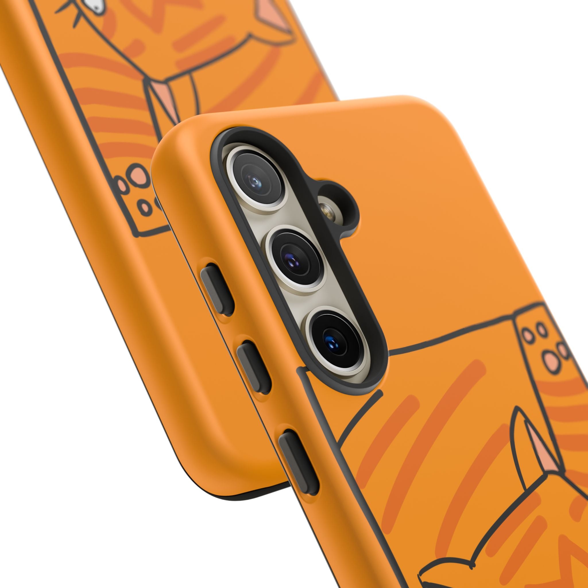 Cute Orange Cat Phone Case - Tough Cases Protective iPhone Cover