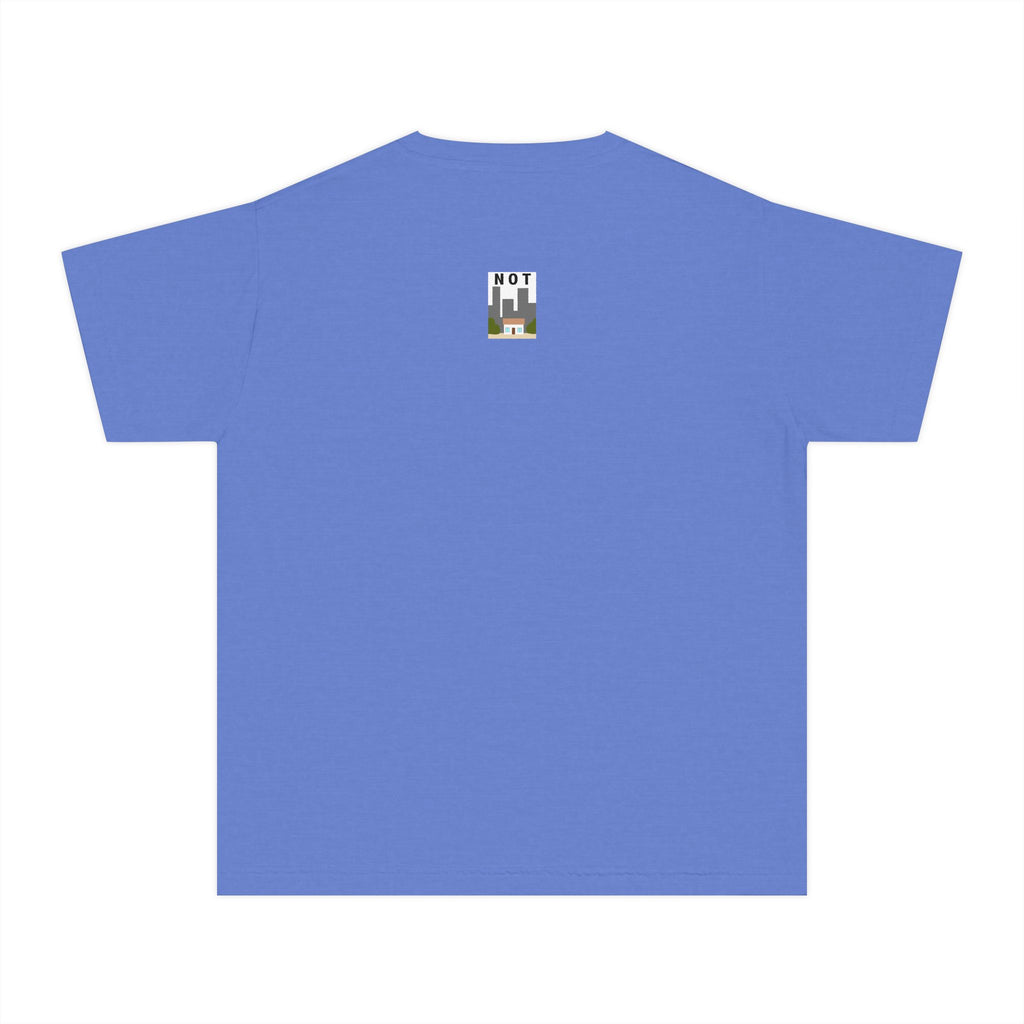 Orange Cat Youth Tee – Cute Cartoon Cat Graphic Shirt for Kids | Funny Not Cat Animal Cotton T-Shirt