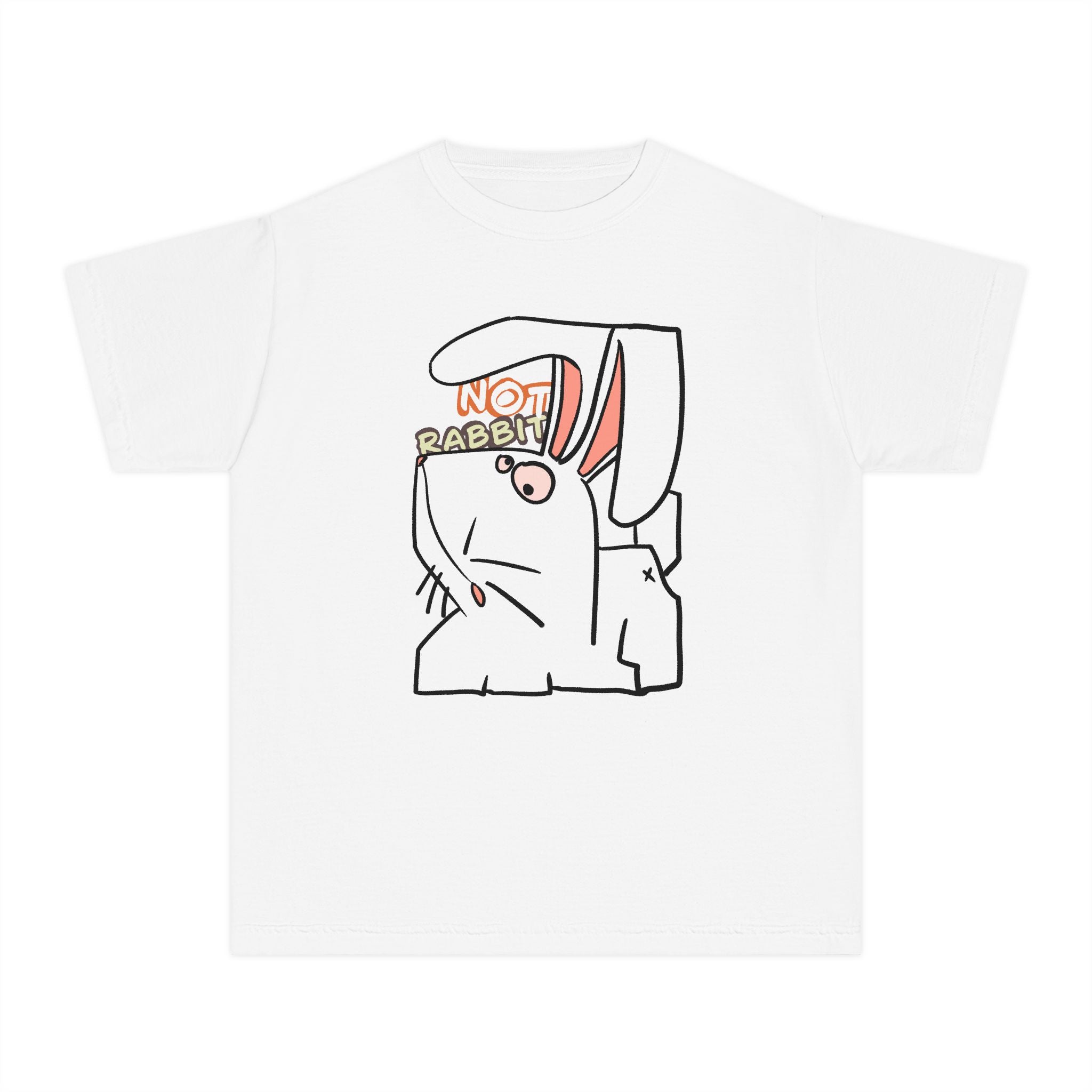 Rabbit Youth Tee — Cute 'Not Rabbit' Graphic Bunny T-Shirt