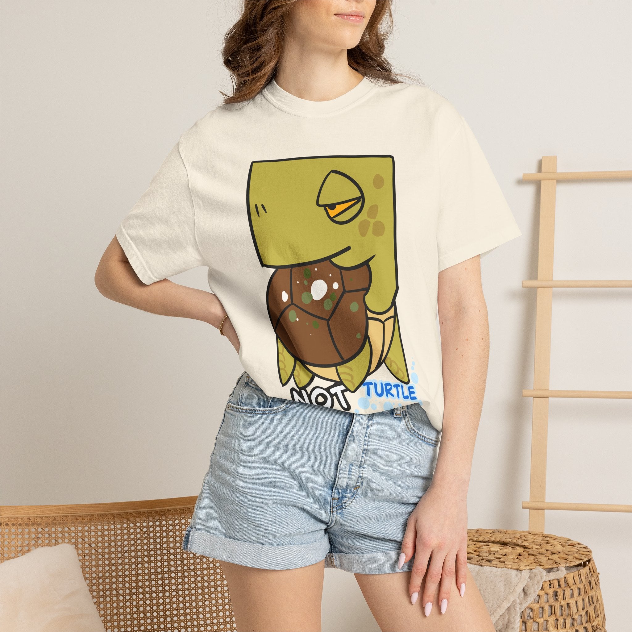 Turtle T-Shirt — Cute Cartoon "Not Turtle" Unisex T-shirt