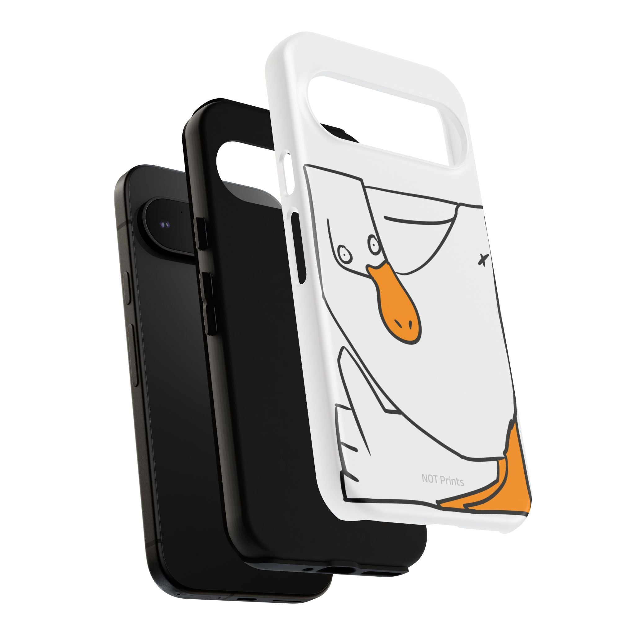 Duck Phone Case – Cute Cartoon Duck Tough Phone Cover