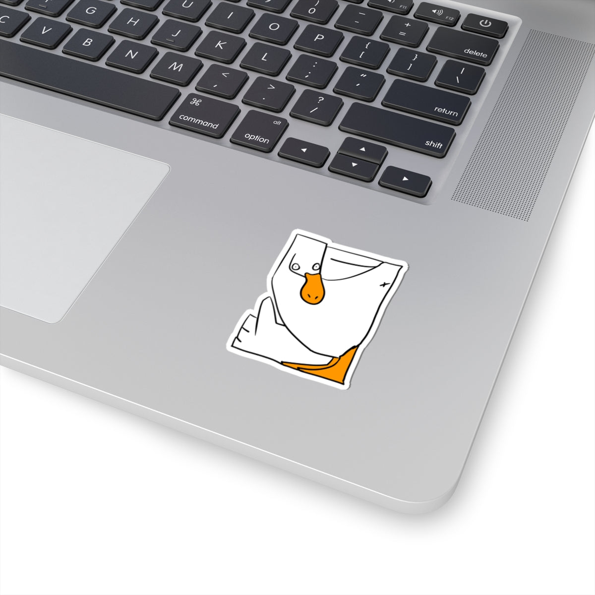 Goose Sticker - Cute Minimalist Duck/Goose Kiss-Cut Laptop Decal