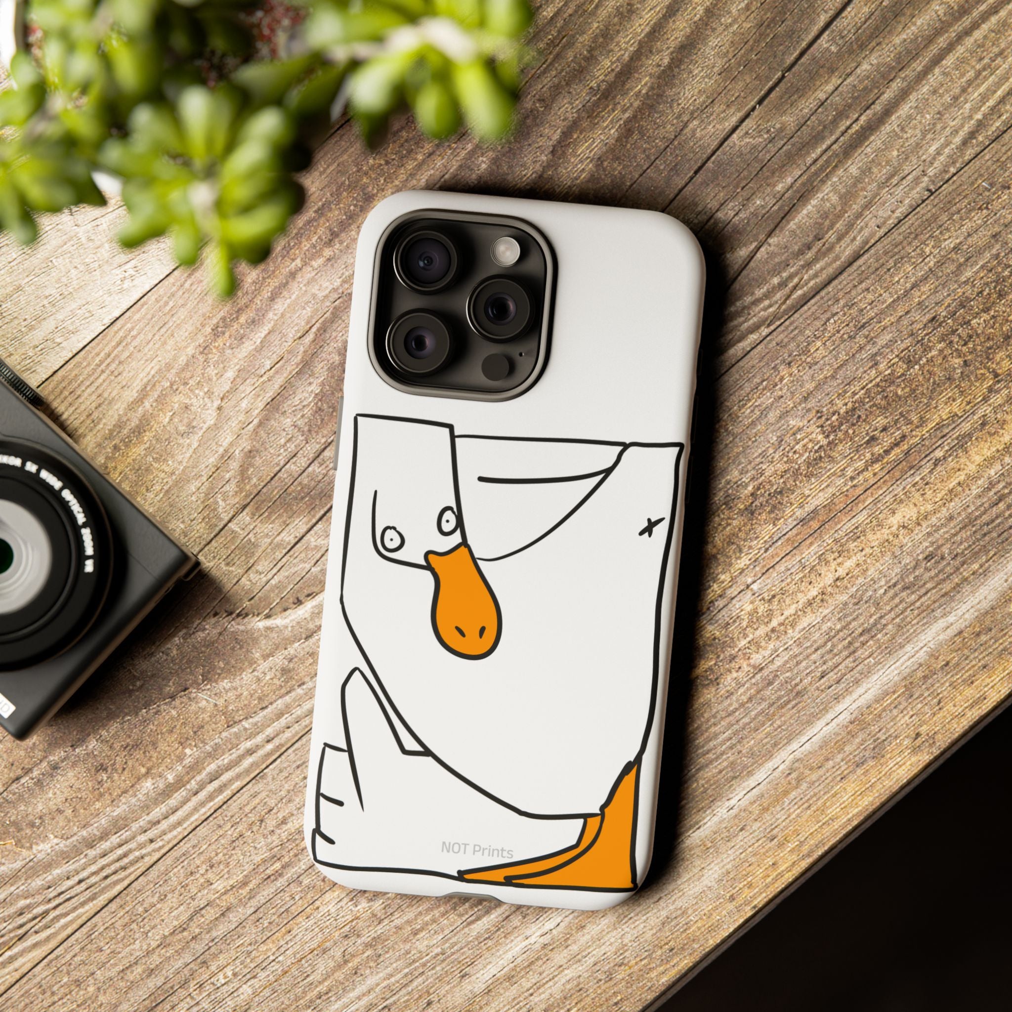 Duck Phone Case – Cute Cartoon Duck Tough Phone Cover