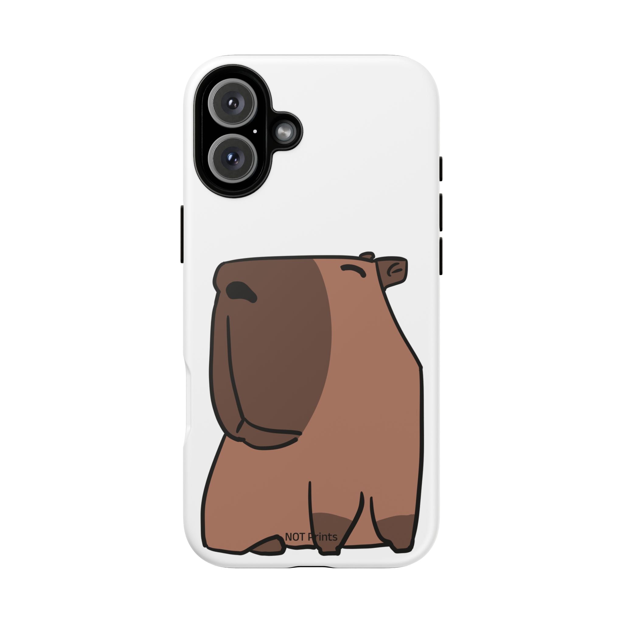 Coque Téléphone Ours Mignon - Étui Protecteur iPhone Minimaliste Ours Brun Dessin Animé