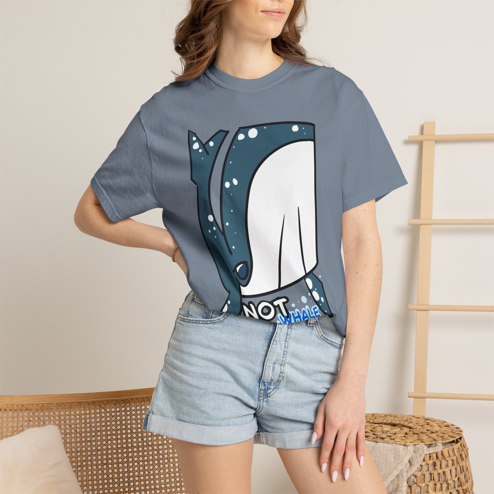 Whale T-Shirt — Cute Cartoon "Not Whale" Unisex T-shirt