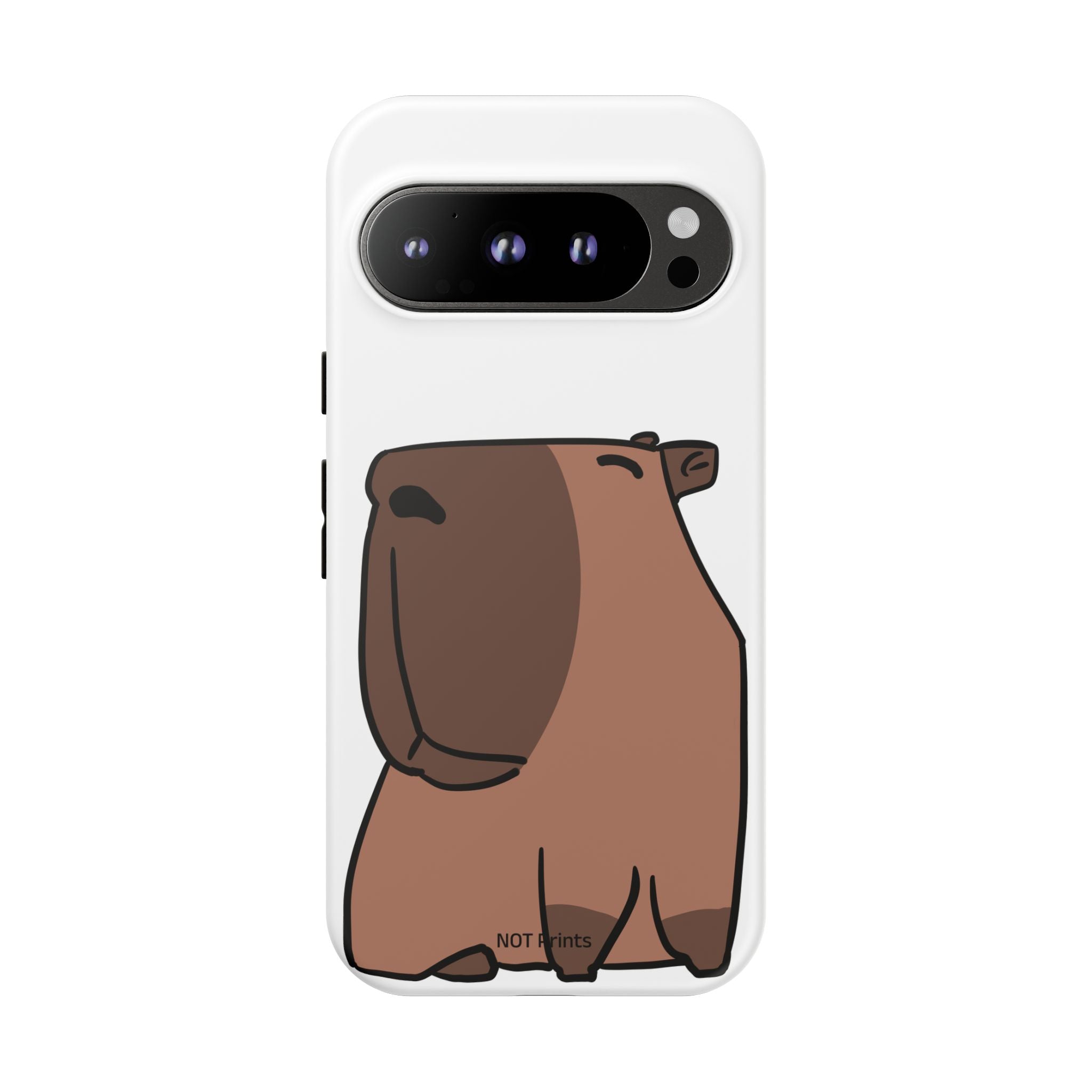 Coque Téléphone Ours Mignon - Étui Protecteur iPhone Minimaliste Ours Brun Dessin Animé