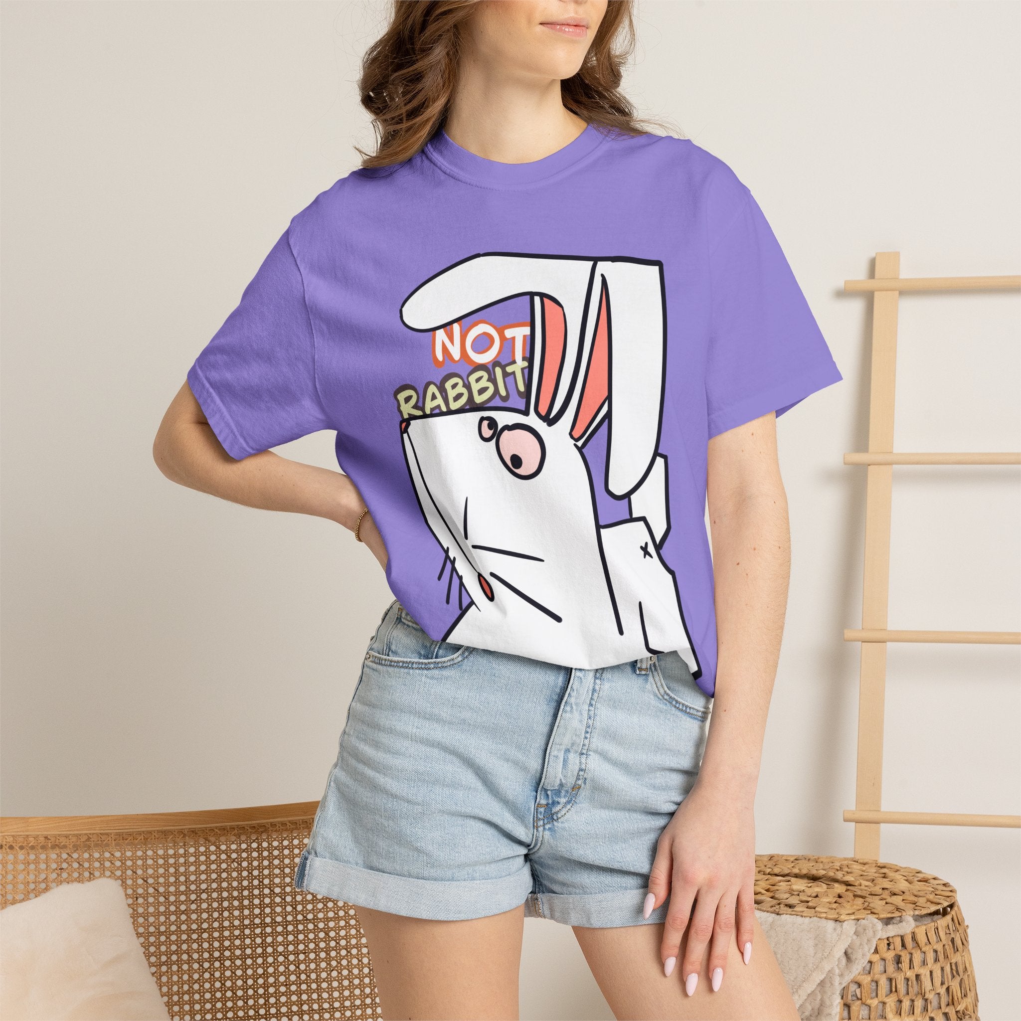 Rabbit T-Shirt | Cute Cartoon "Not Rabbit" | Unisex T-shirt