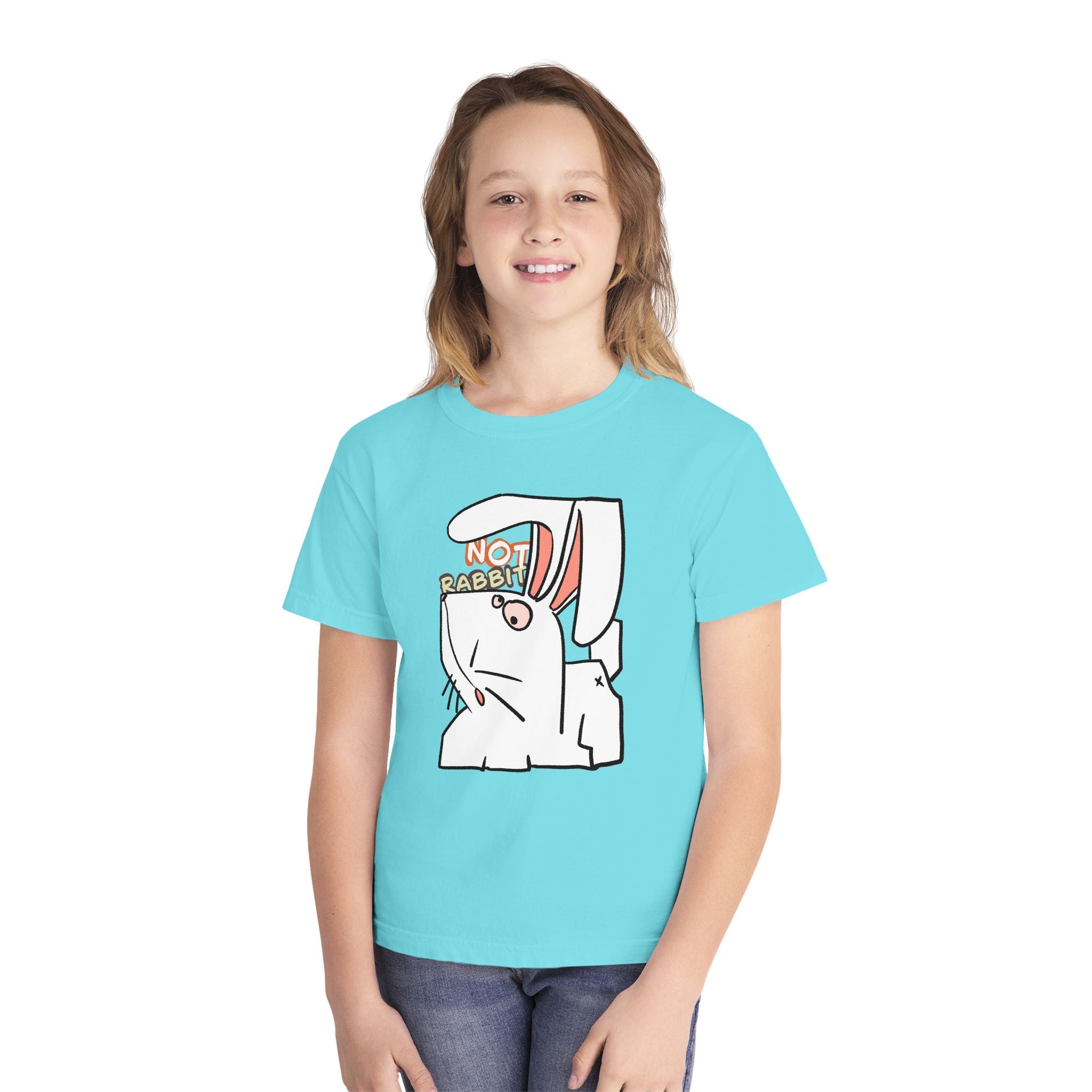 Rabbit Youth Tee — Cute 'Not Rabbit' Graphic Bunny T-Shirt