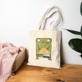 Canvas Tote Bag - Cute Frog 'Not Frog' Illustration Eco Shopper