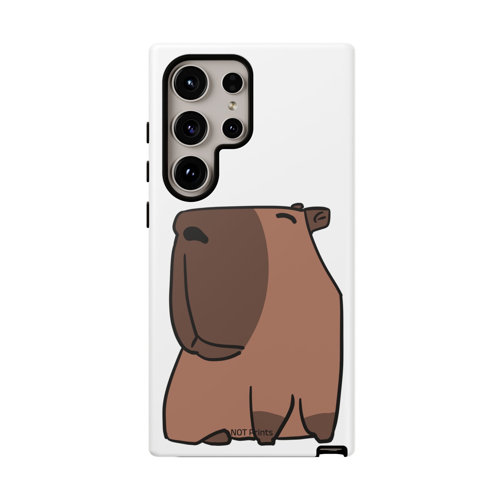 Coque Téléphone Ours Mignon - Étui Protecteur iPhone Minimaliste Ours Brun Dessin Animé