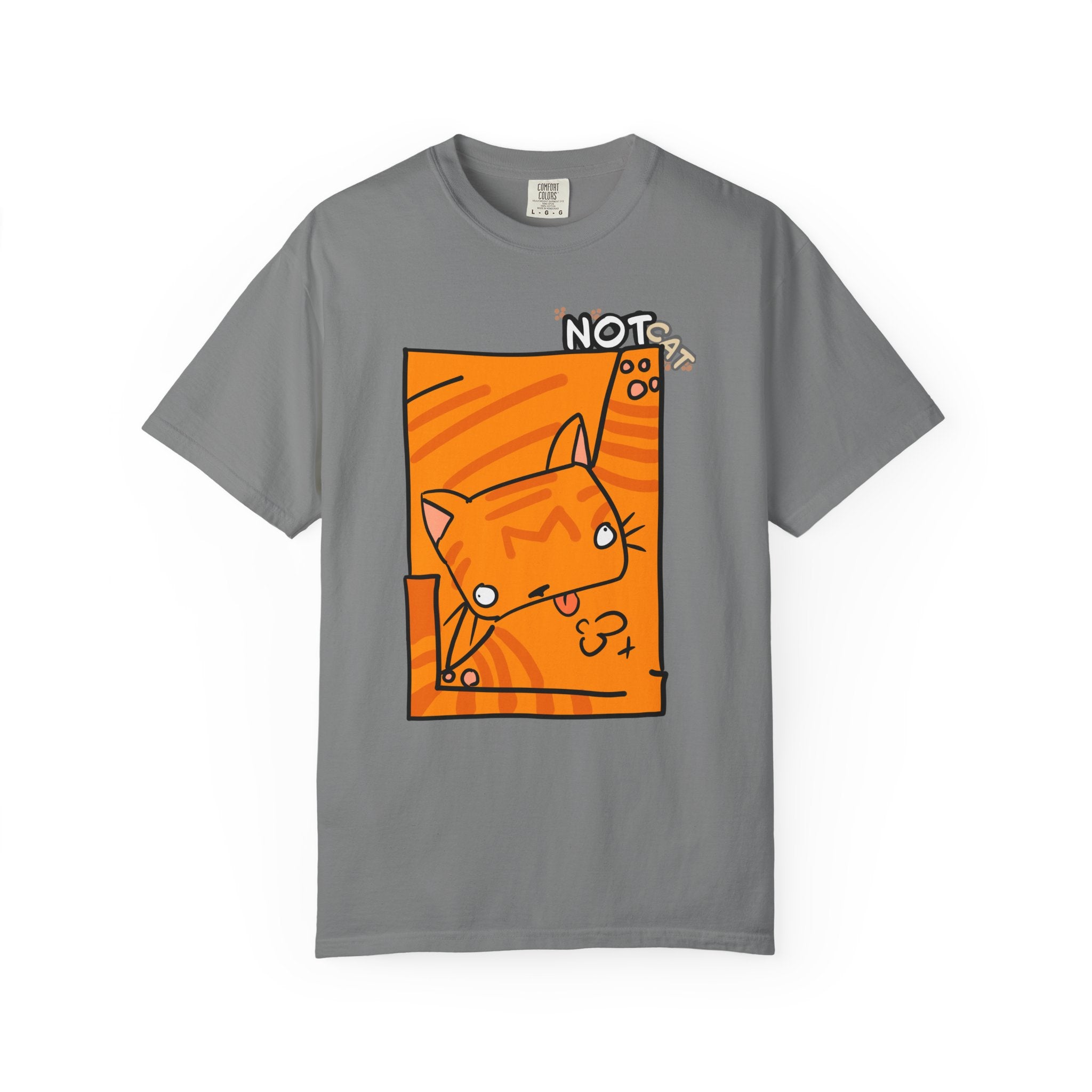 Orange Cat T-Shirt | Cute Cartoon "Not Cat" Unisex T-shirt