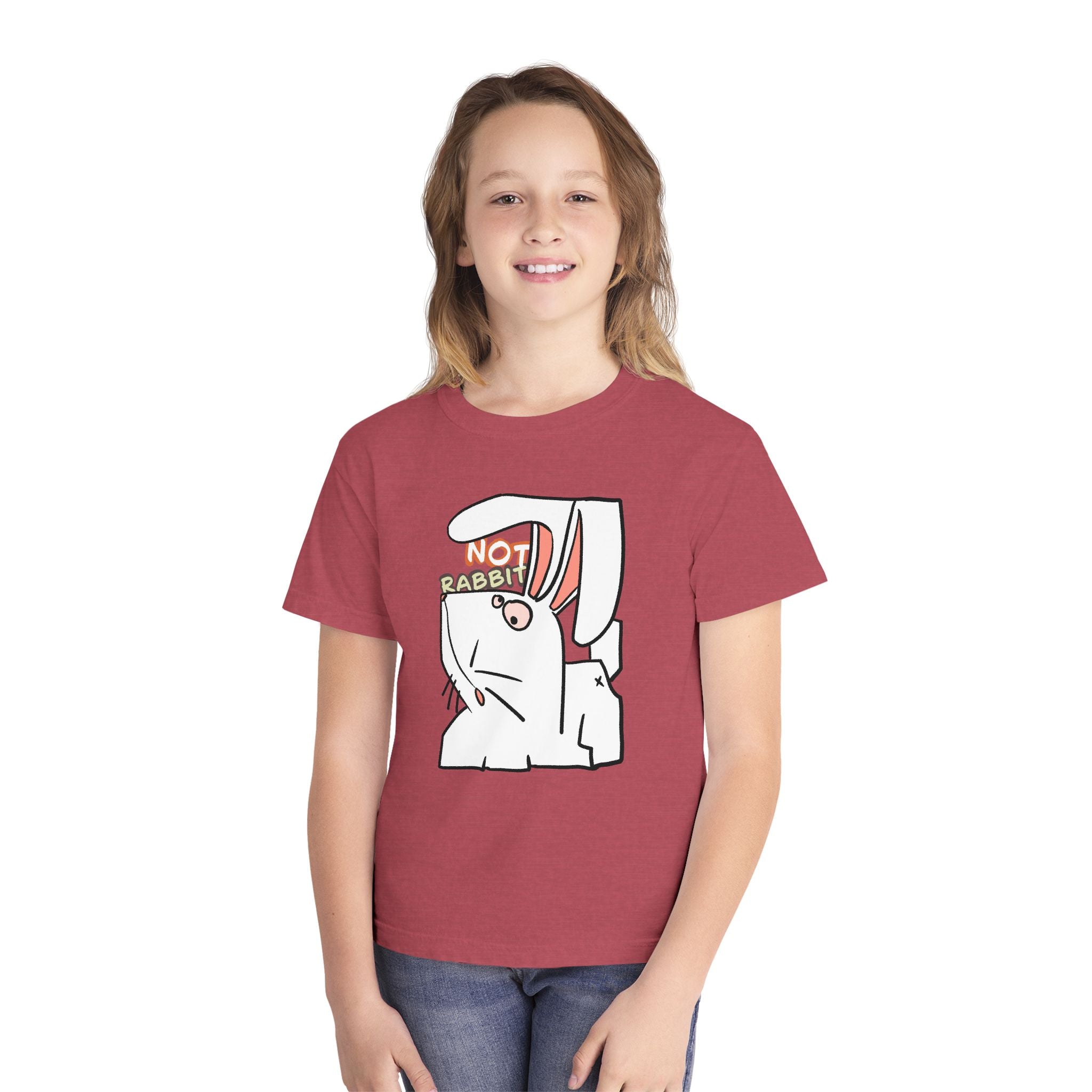 Rabbit Youth Tee — Cute 'Not Rabbit' Graphic Bunny T-Shirt