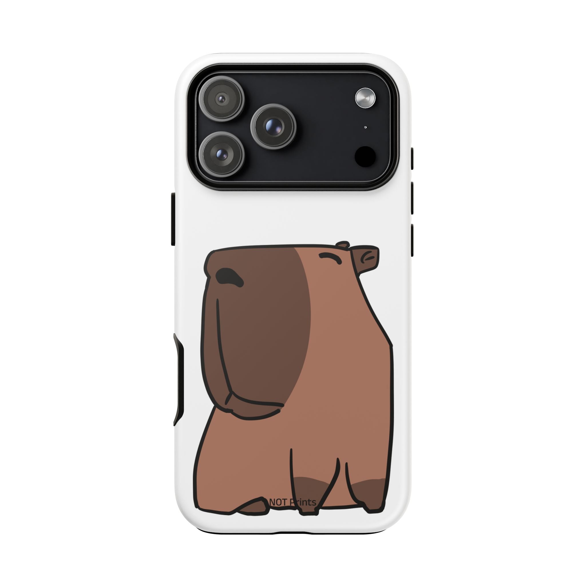 Coque Téléphone Ours Mignon - Étui Protecteur iPhone Minimaliste Ours Brun Dessin Animé