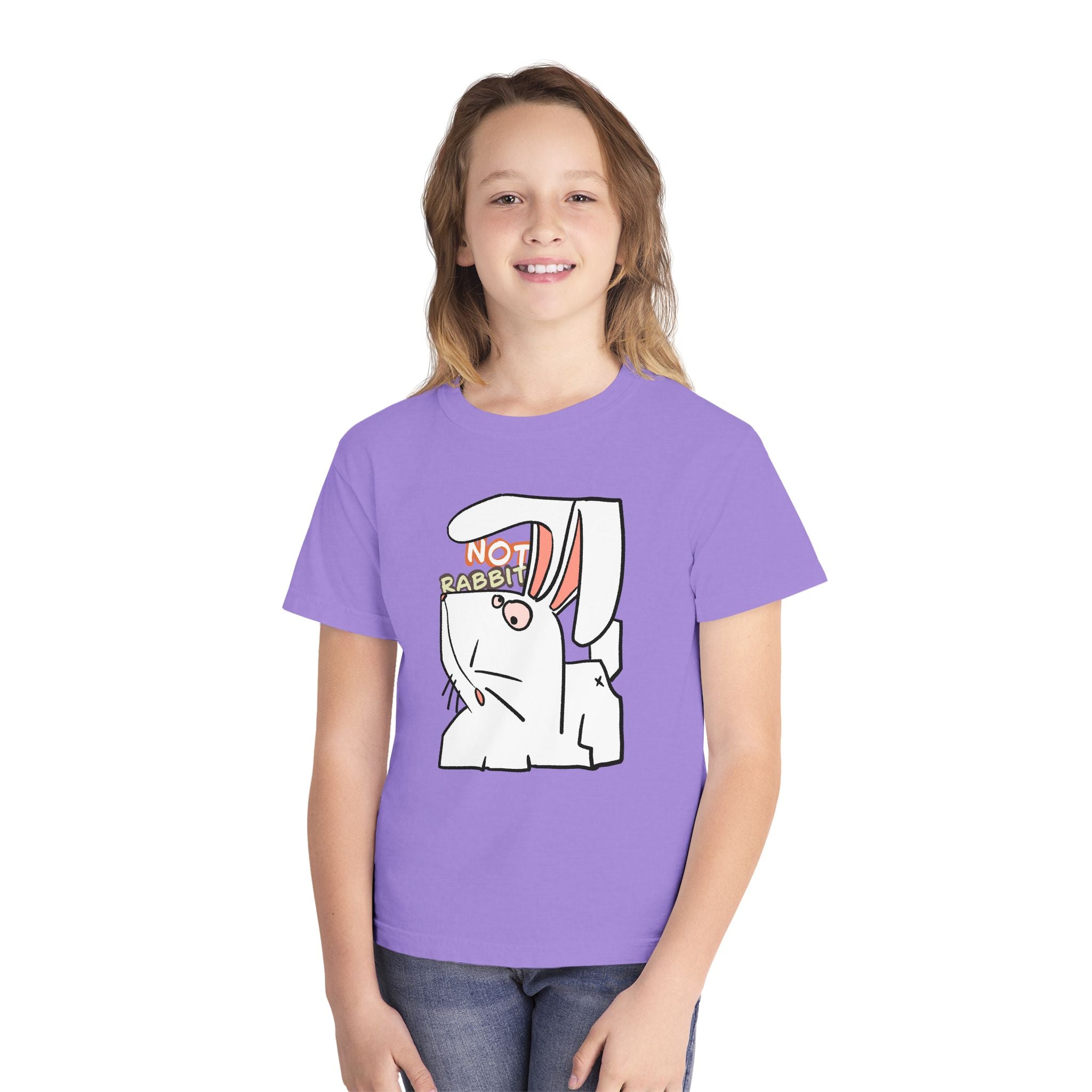 Rabbit Youth Tee — Cute 'Not Rabbit' Graphic Bunny T-Shirt