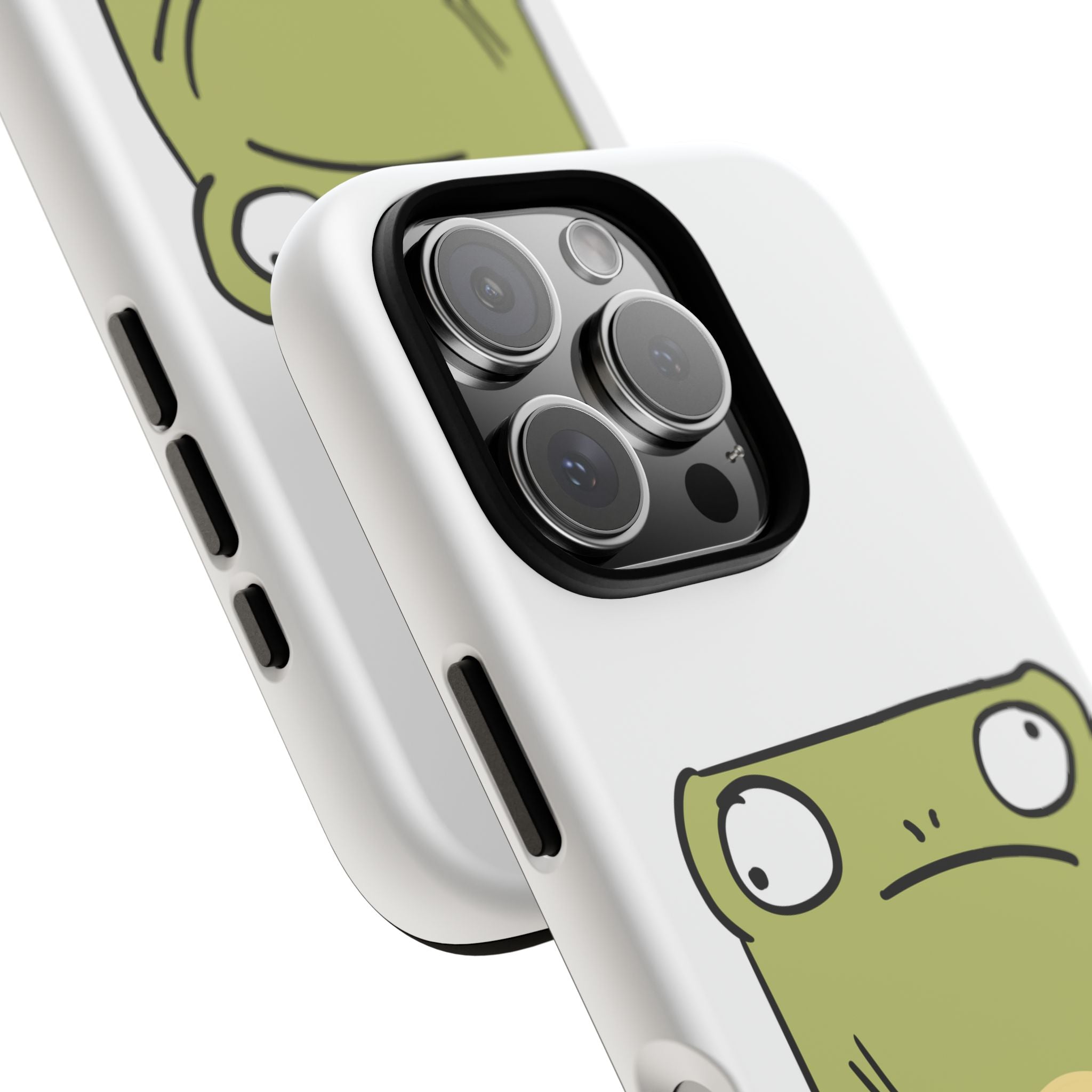 Funny Frog Tough Phone Case — Cute Stubborn Frog Protective iPhone Case