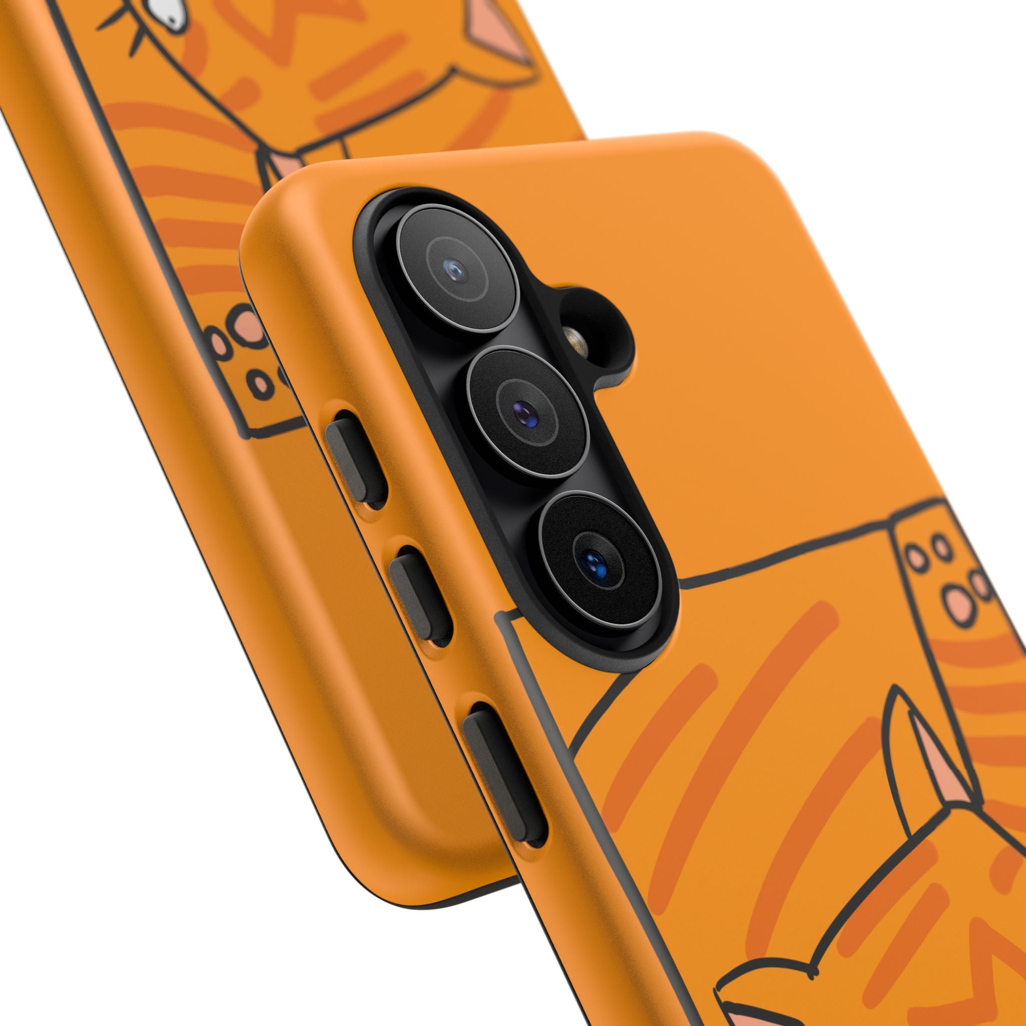 Cute Orange Cat Phone Case - Tough Cases Protective iPhone Cover