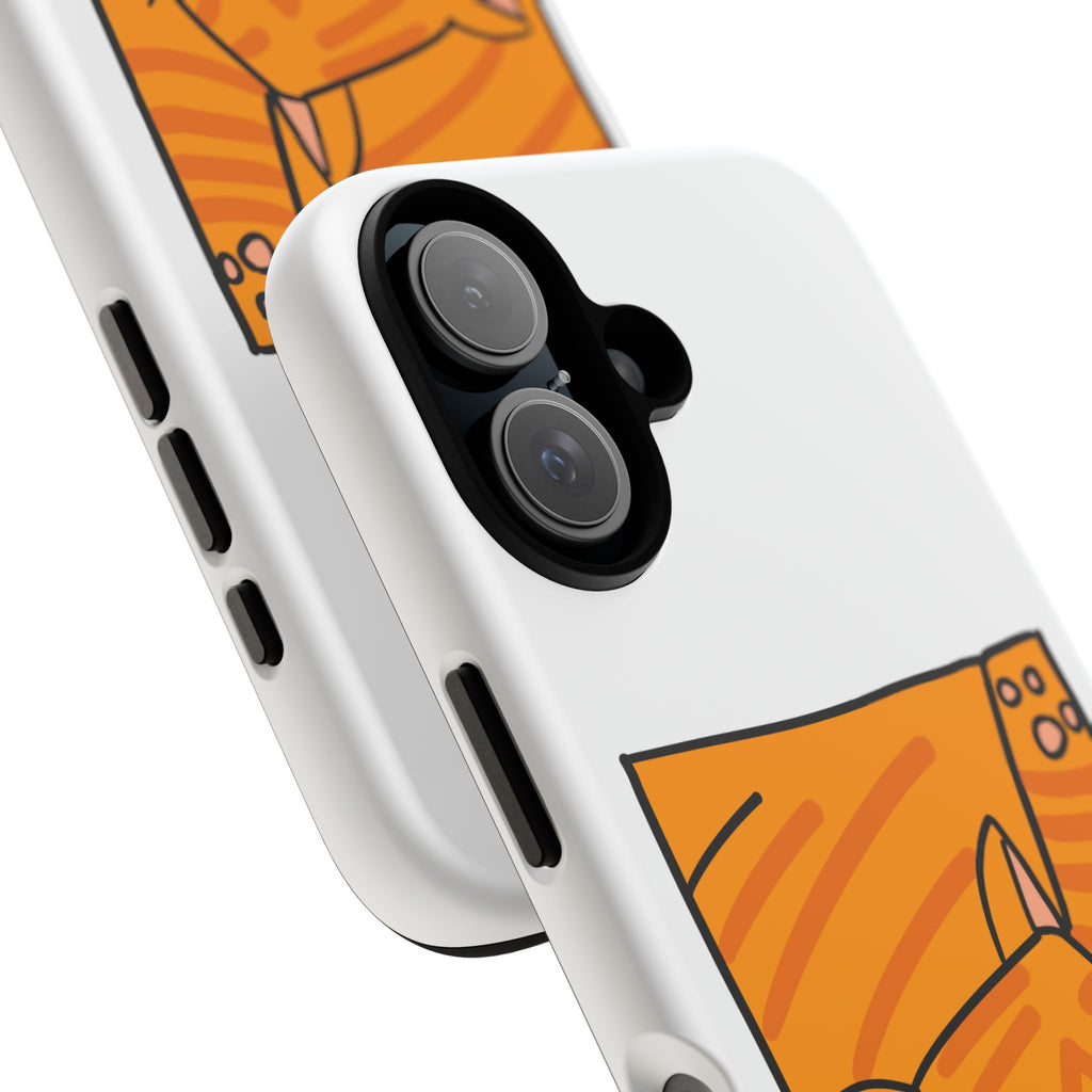 Cute Orange Cat Phone Case - Tough Cases Protective Phone Cover