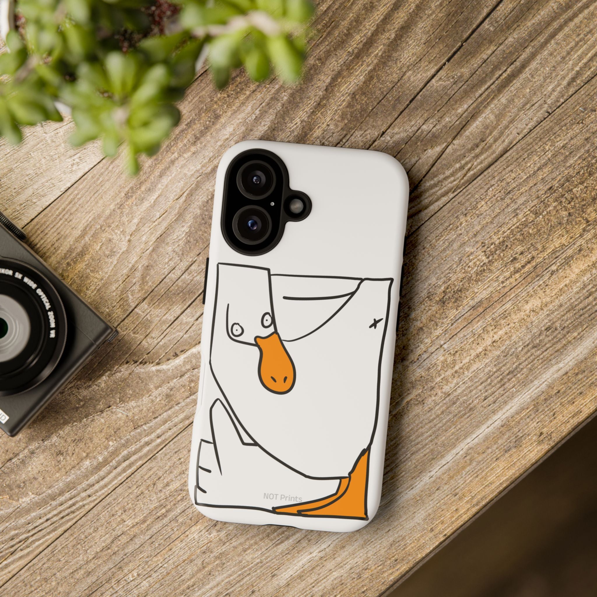 Duck Phone Case – Cute Cartoon Duck Tough Phone Cover
