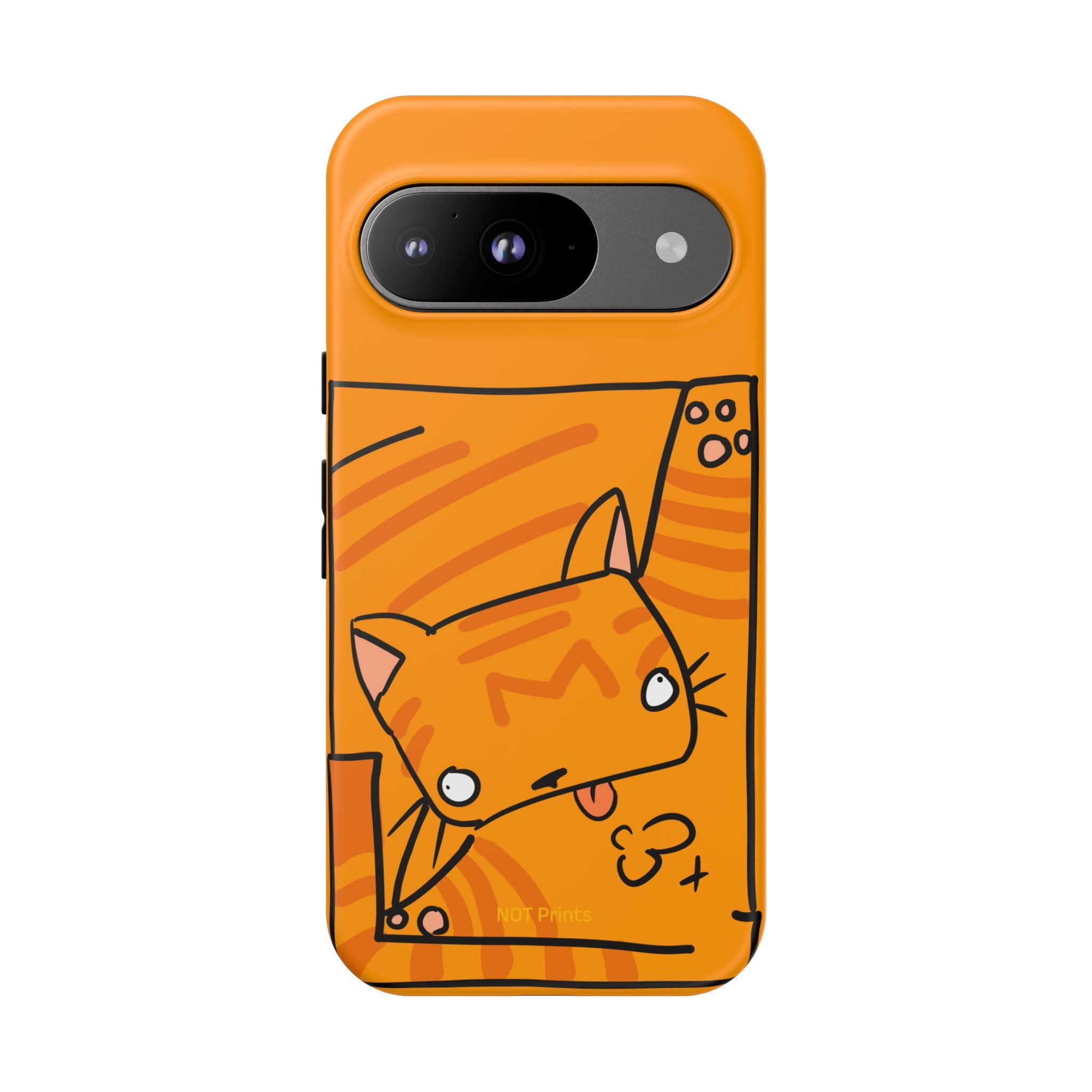 Cute Orange Cat Phone Case - Tough Cases Protective iPhone Cover