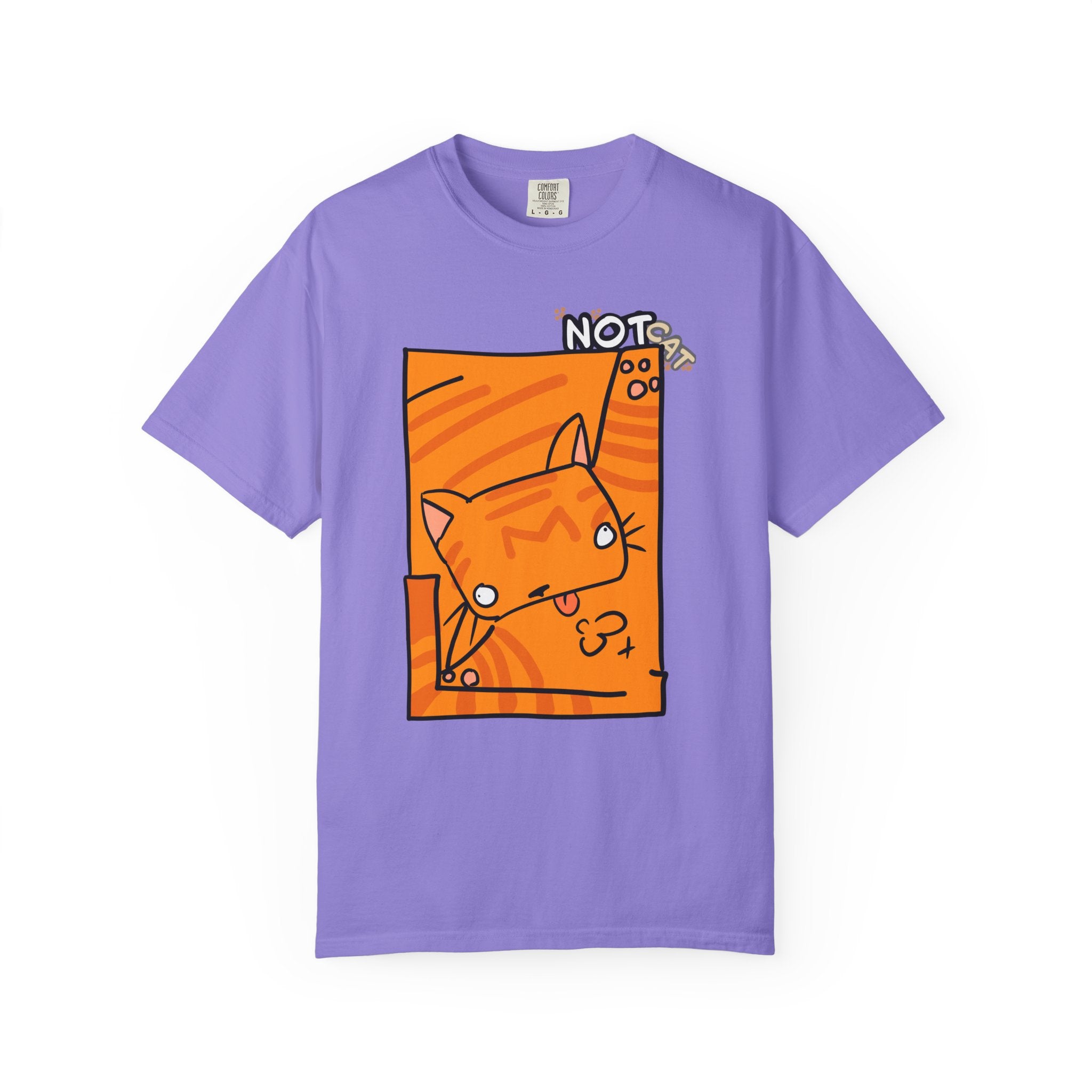 Orange Cat T-Shirt | Cute Cartoon "Not Cat" Unisex T-shirt